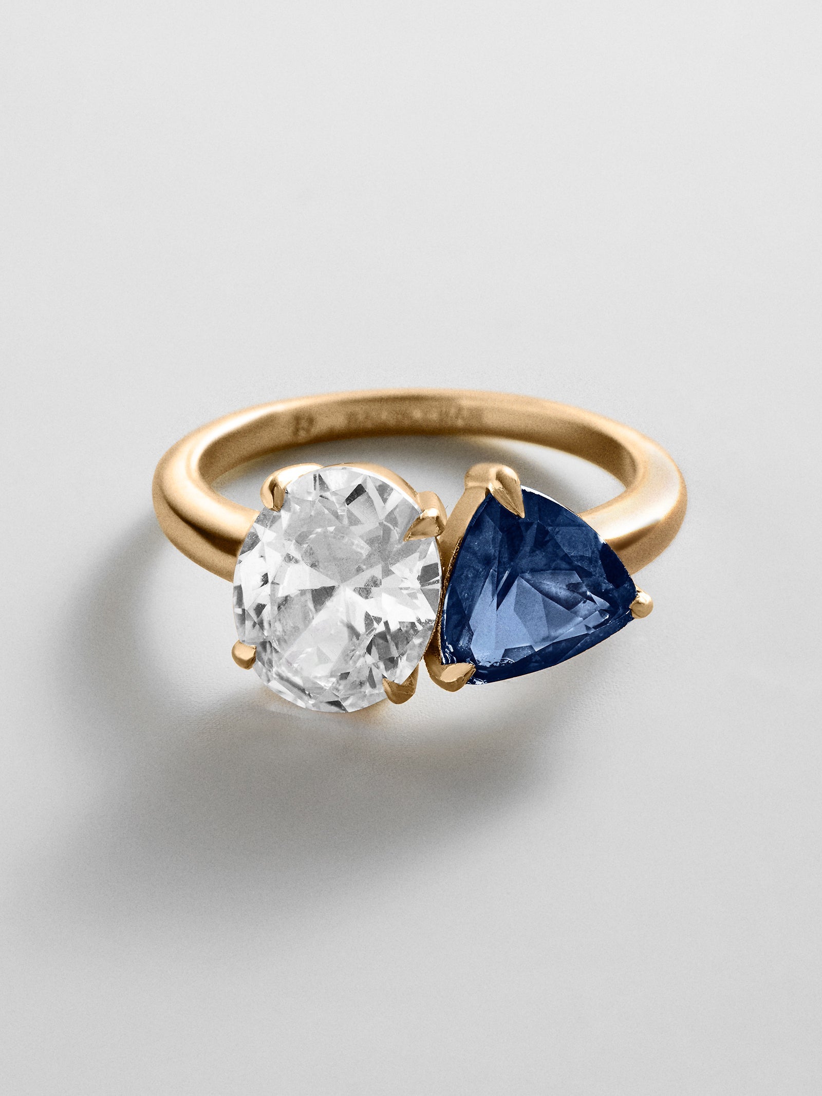 Toi et Moi Custom Birthstone Ring - Gold
