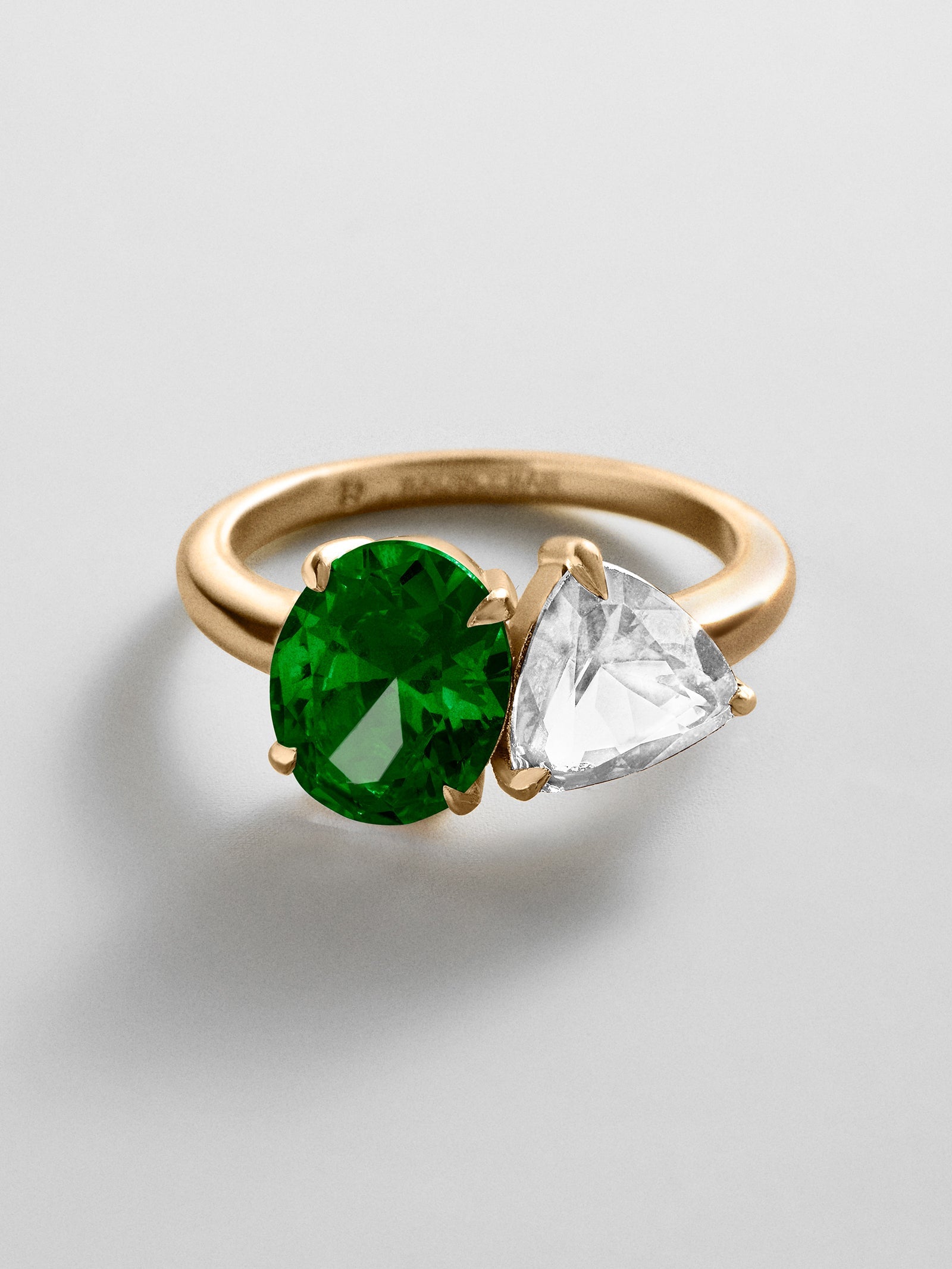 Toi et Moi Custom Birthstone Ring - Gold