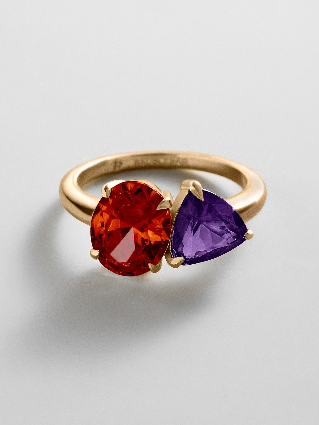 Toi et Moi Custom Birthstone Ring - Gold