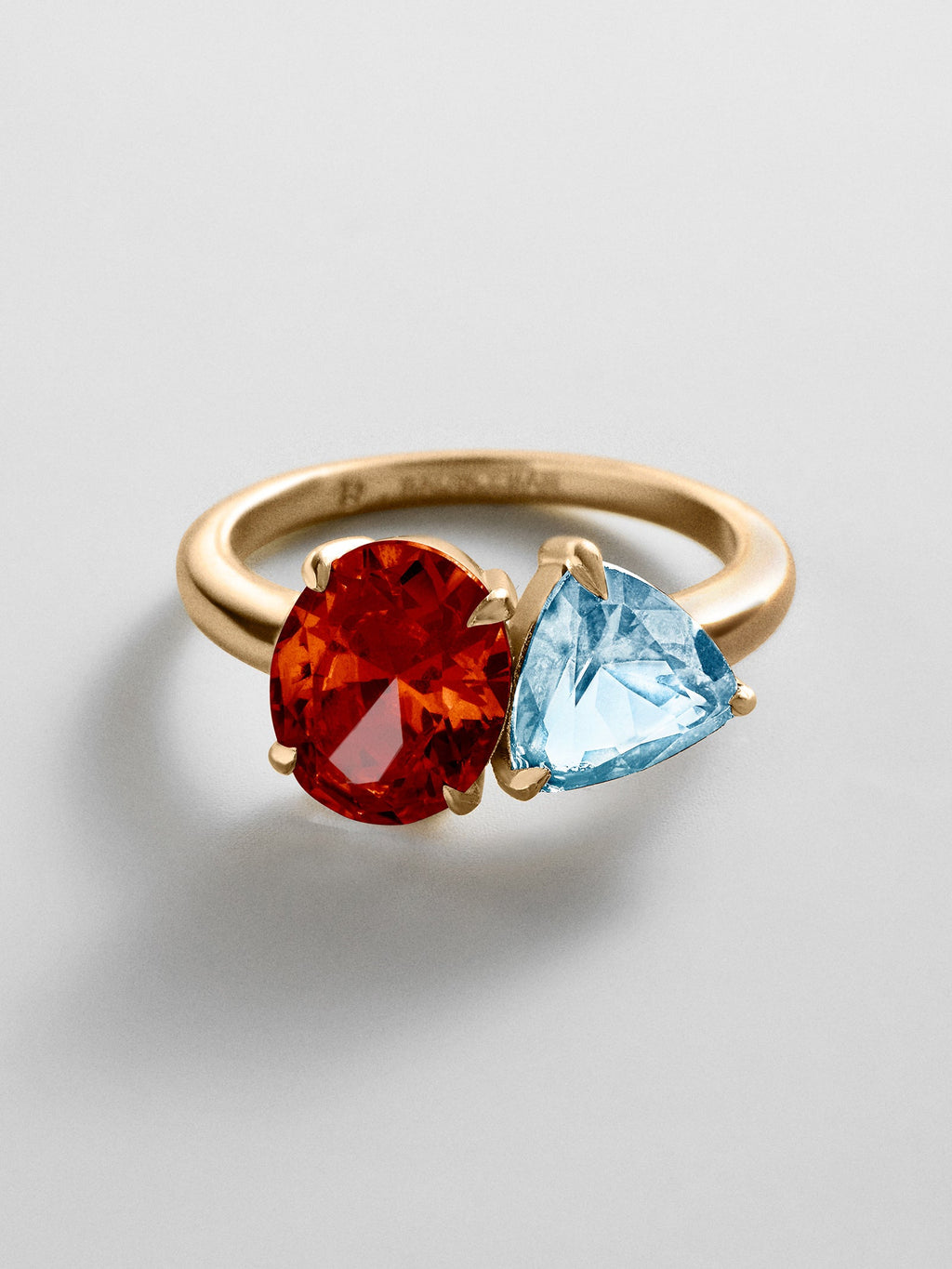 Toi et Moi Custom Birthstone Ring - Gold
