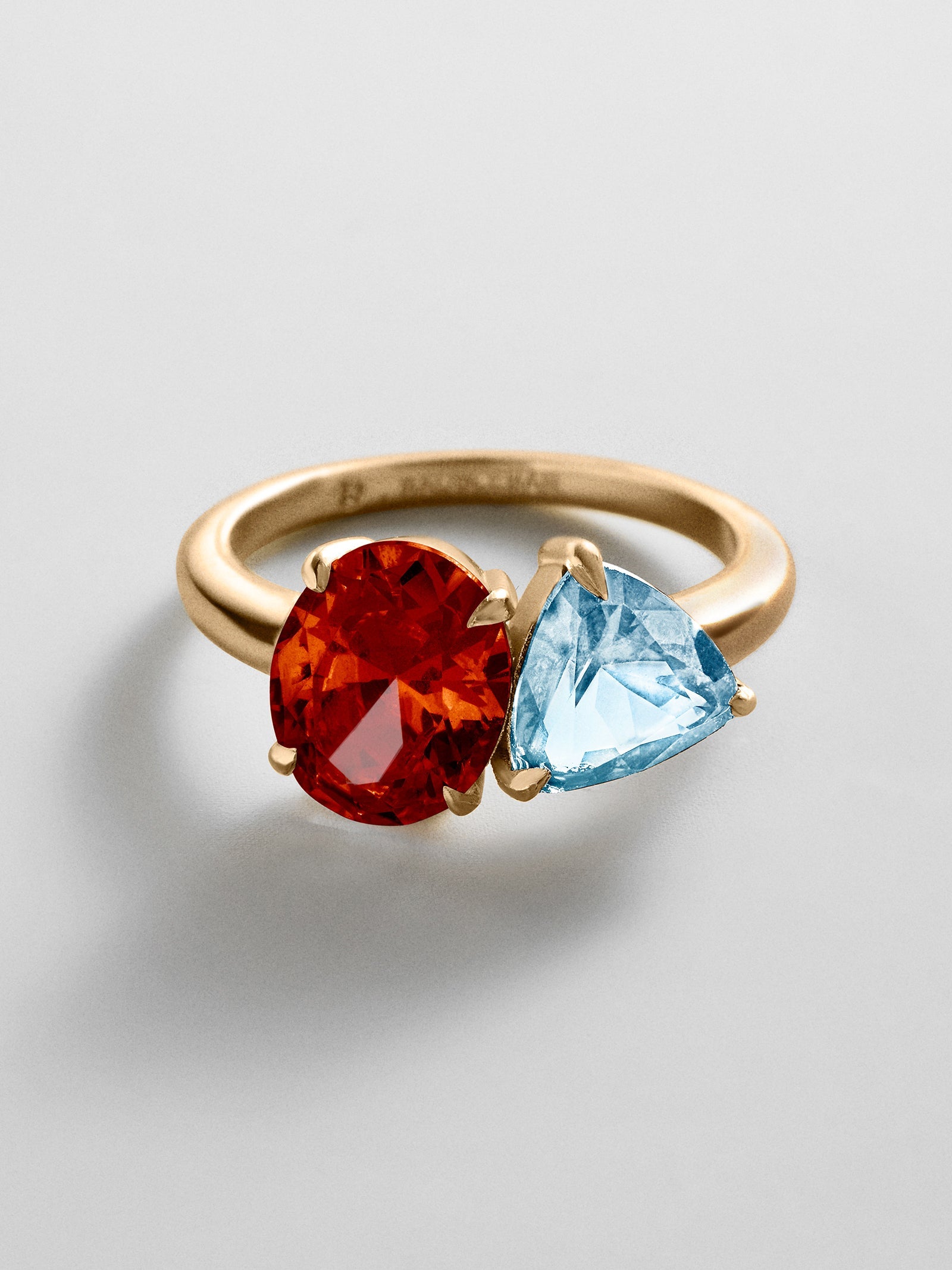 Toi et Moi Custom Birthstone Ring - Gold