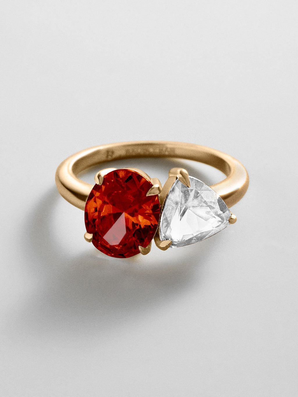 Toi et Moi Custom Birthstone Ring - Gold