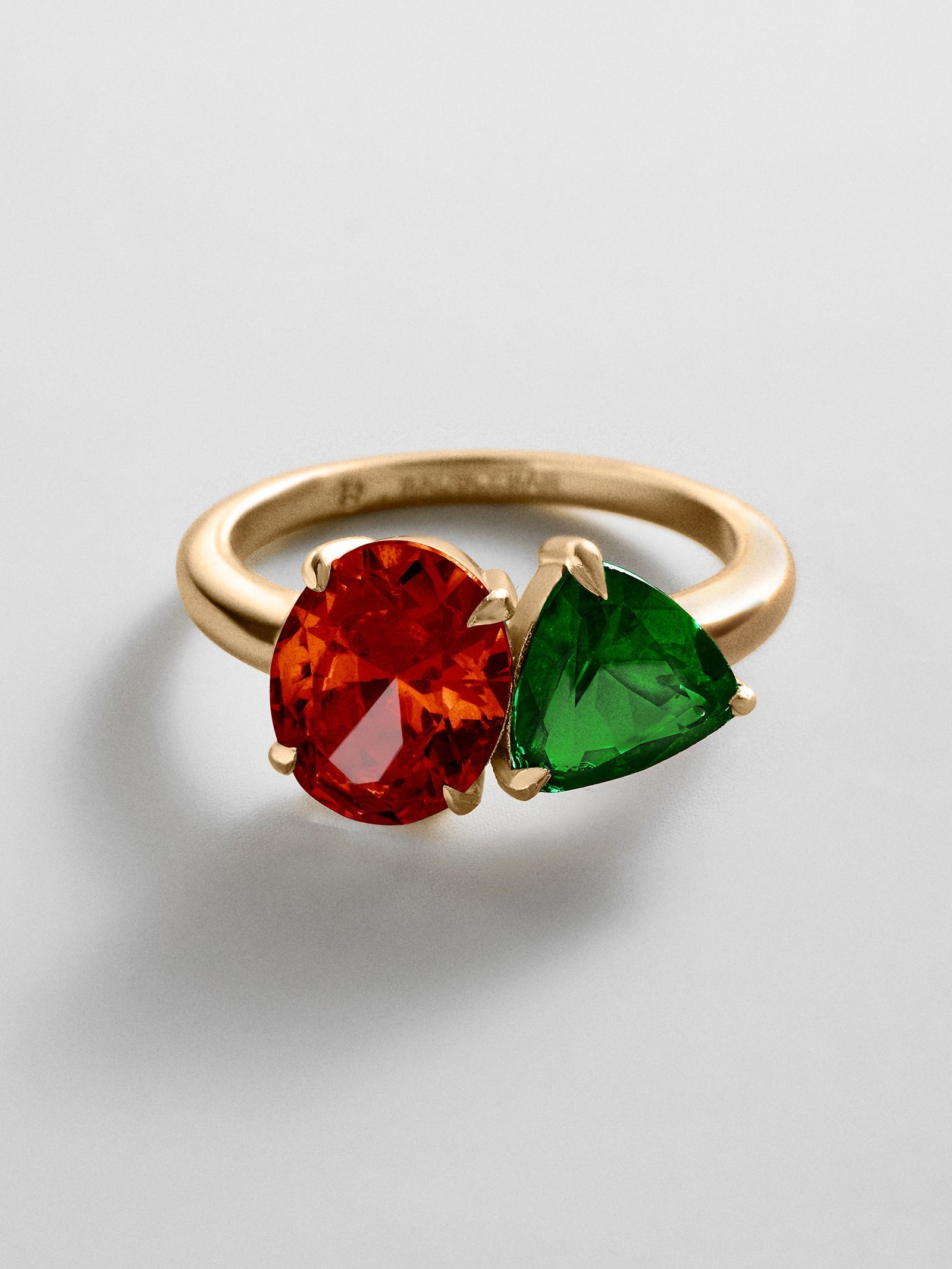 Toi et Moi Custom Birthstone Ring - Gold