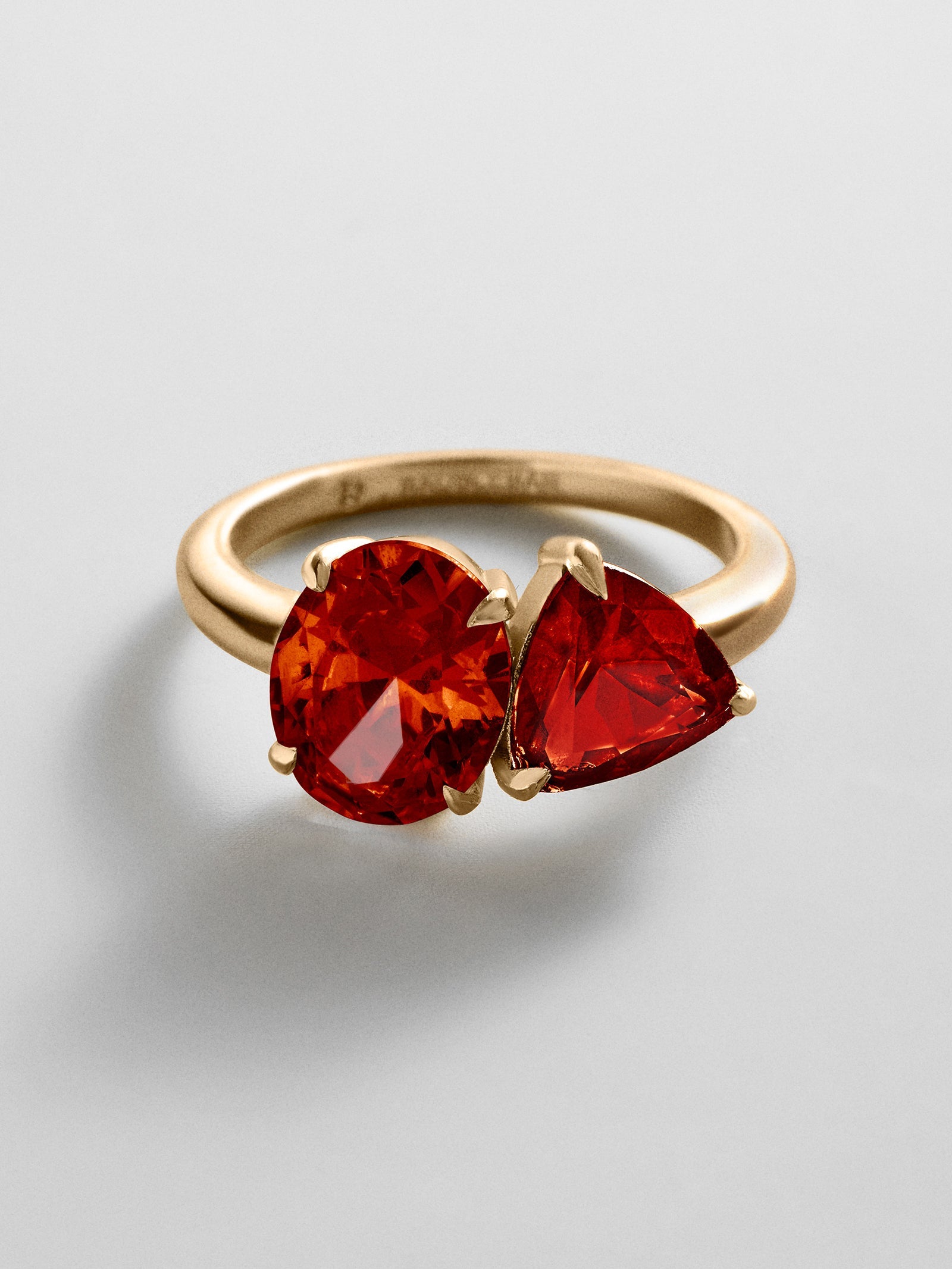 Toi et Moi Custom Birthstone Ring - Gold