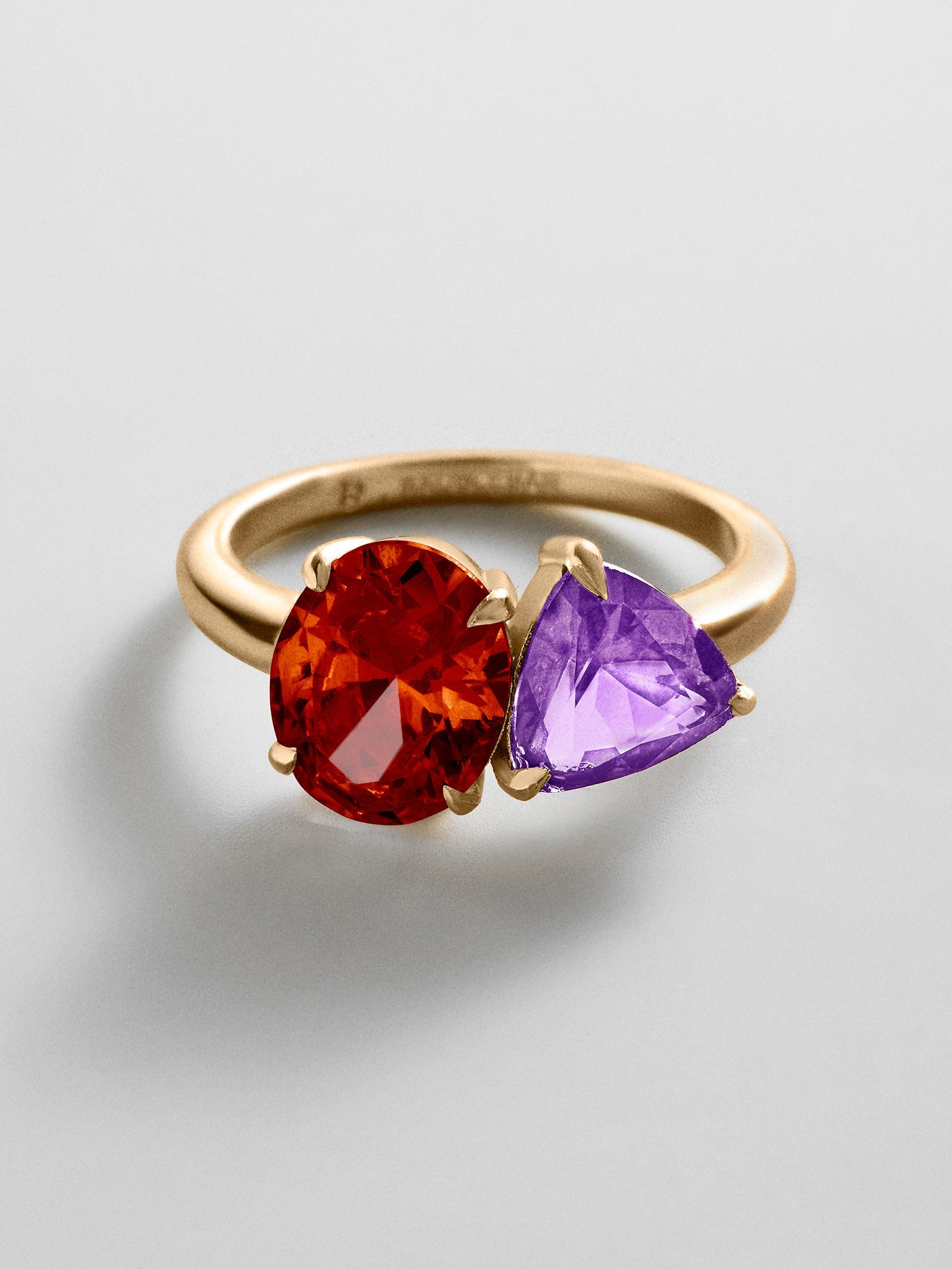 Toi et Moi Custom Birthstone Ring - Gold