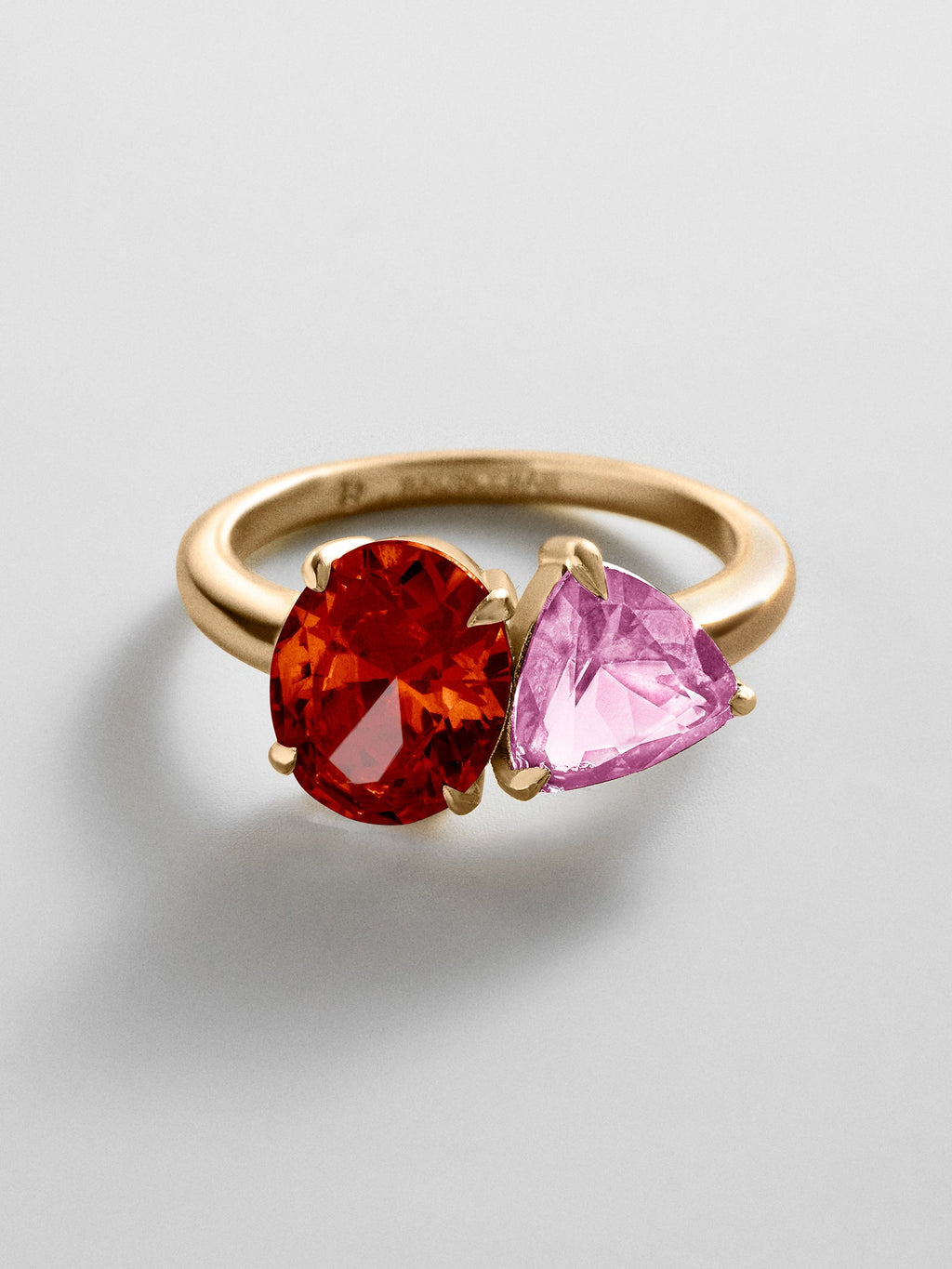 Toi et Moi Custom Birthstone Ring - Gold