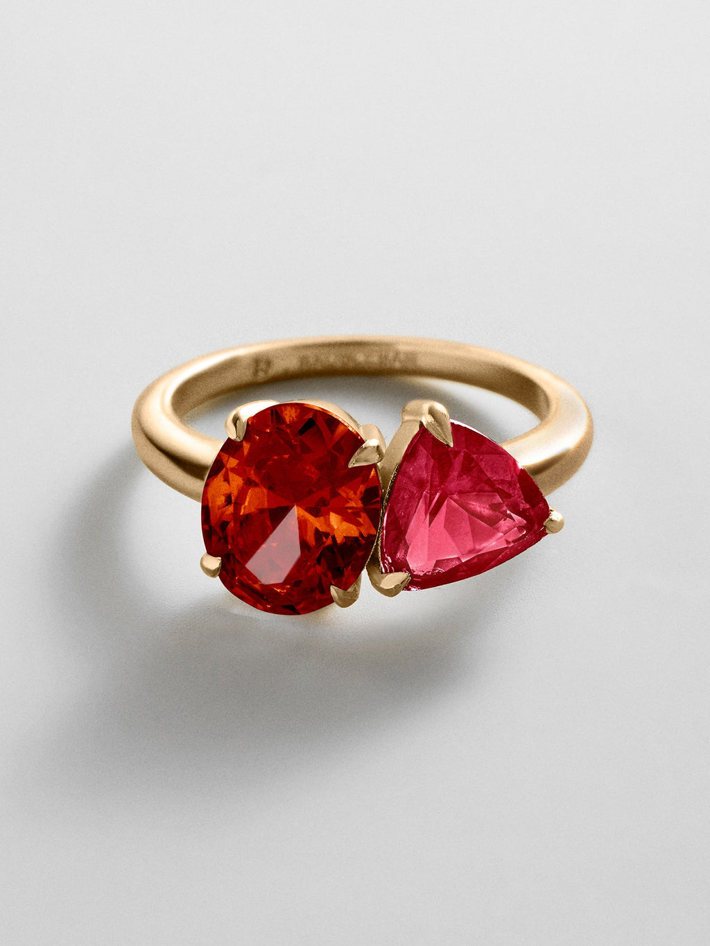 Toi et Moi Custom Birthstone Ring - Gold