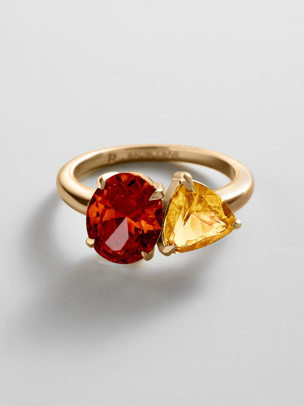 Toi et Moi Custom Birthstone Ring - Gold