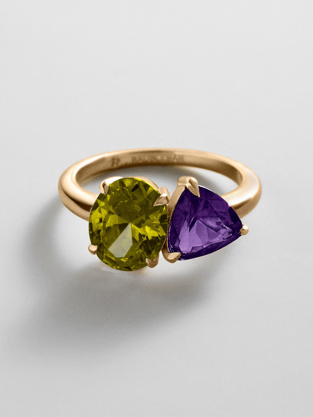 Toi et Moi Custom Birthstone Ring - Gold