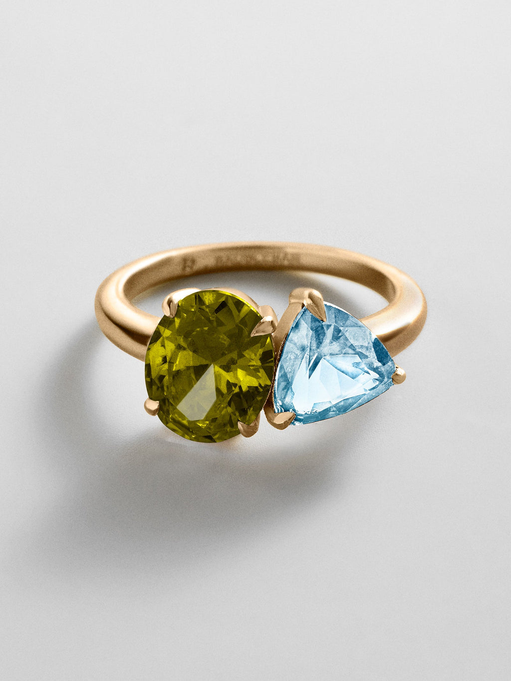 Toi et Moi Custom Birthstone Ring - Gold