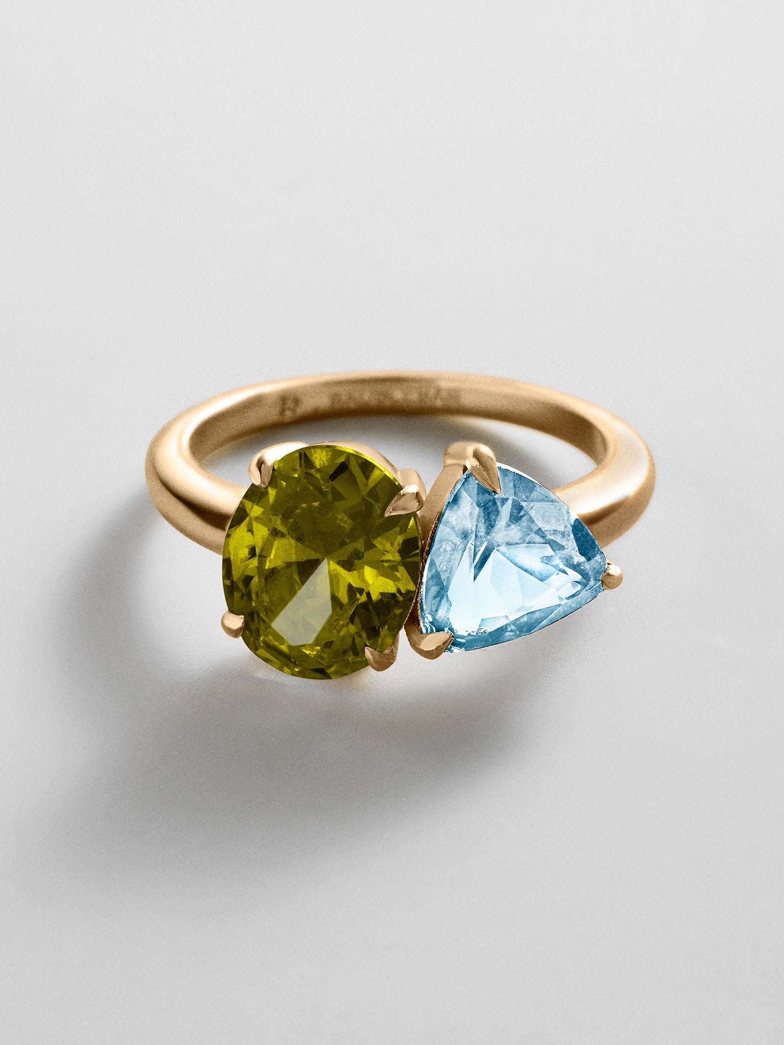Toi et Moi Custom Birthstone Ring - Gold