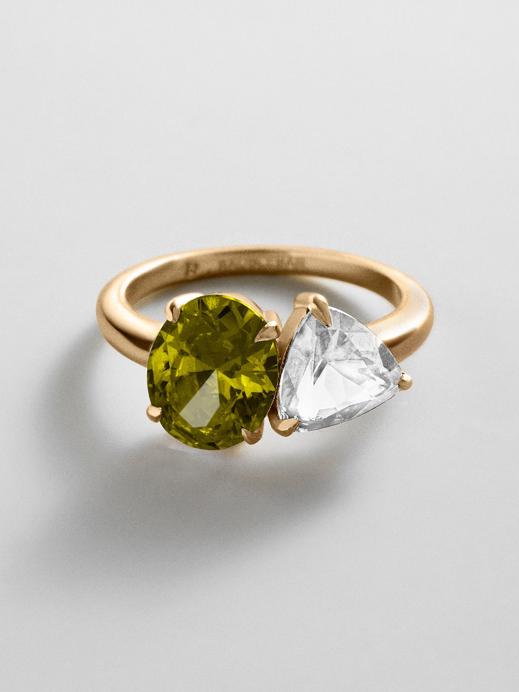 Toi et Moi Custom Birthstone Ring - Gold