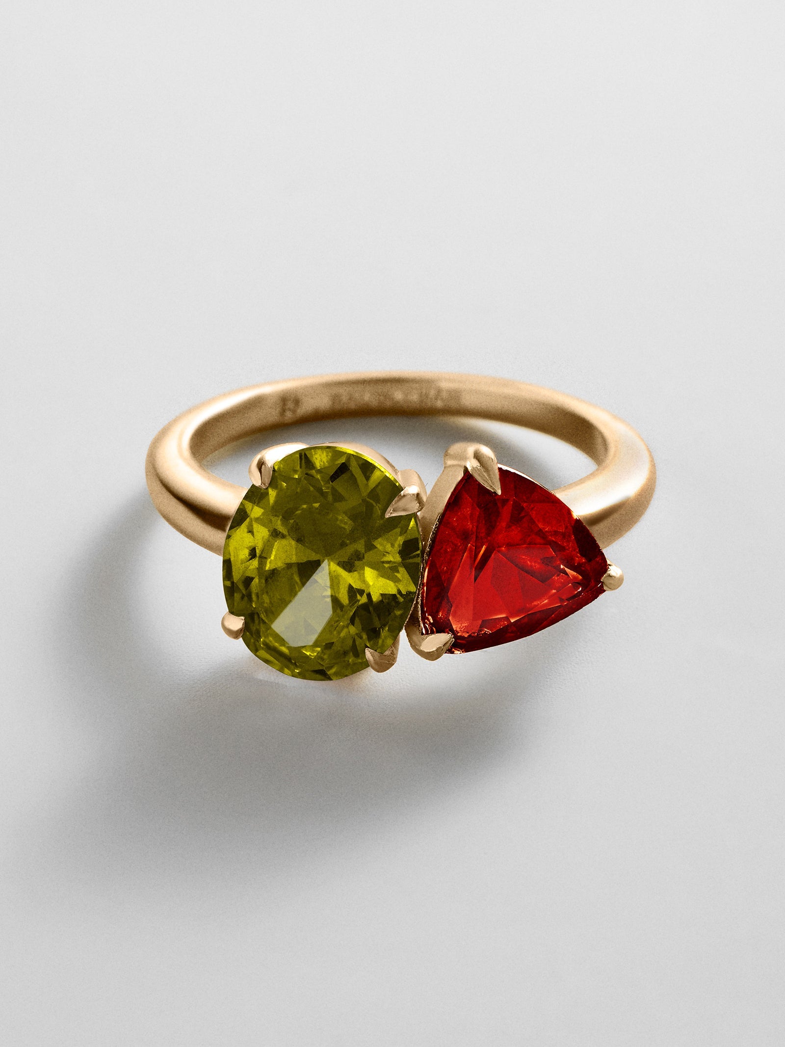 Toi et Moi Custom Birthstone Ring - Gold