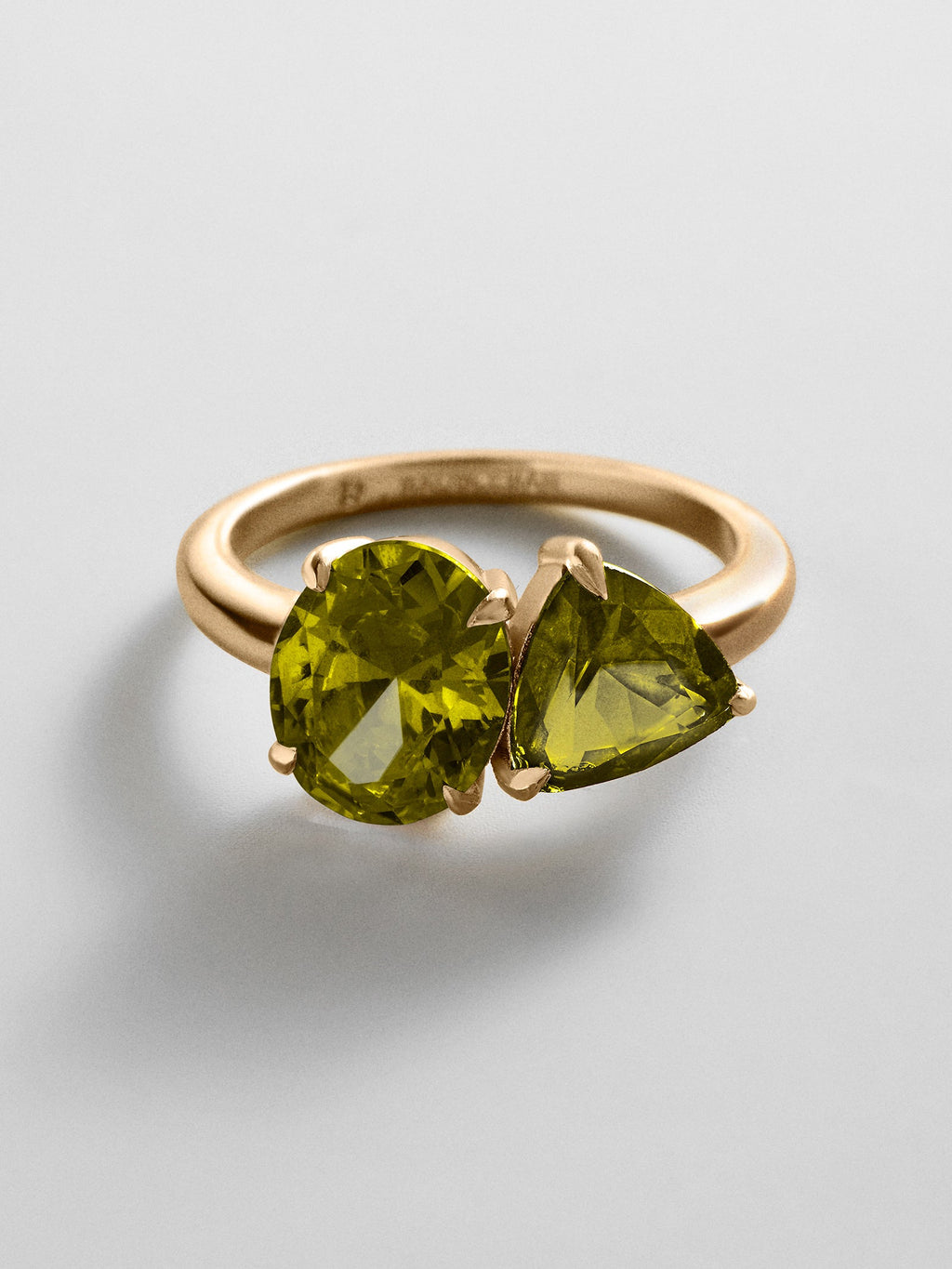 Toi et Moi Custom Birthstone Ring - Gold