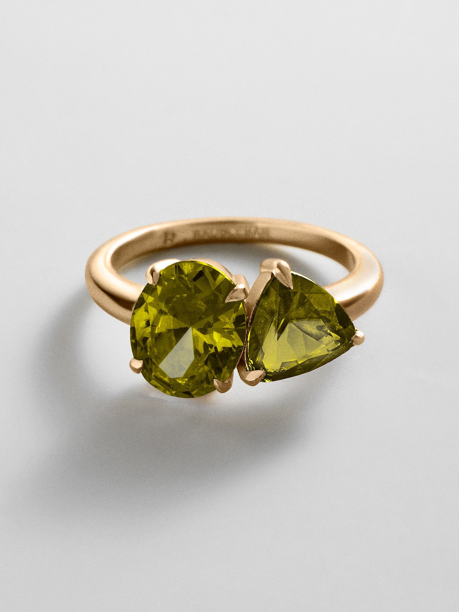 Toi et Moi Custom Birthstone Ring - Gold