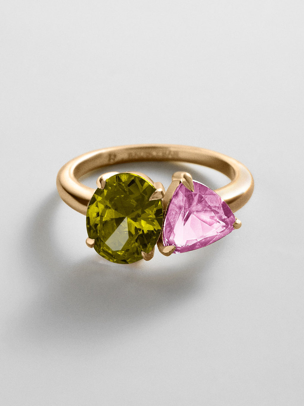Toi et Moi Custom Birthstone Ring - Gold