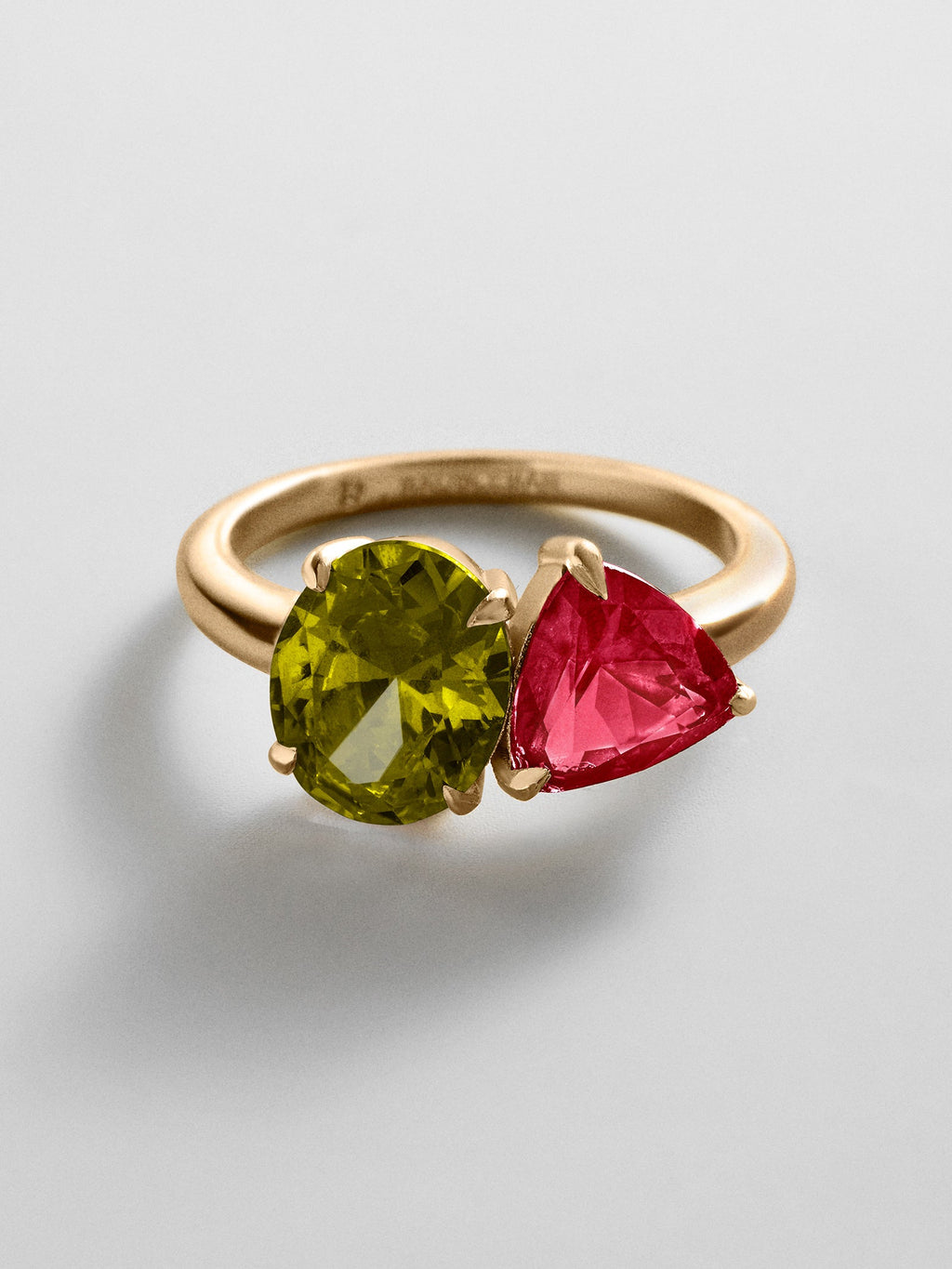 Toi et Moi Custom Birthstone Ring - Gold