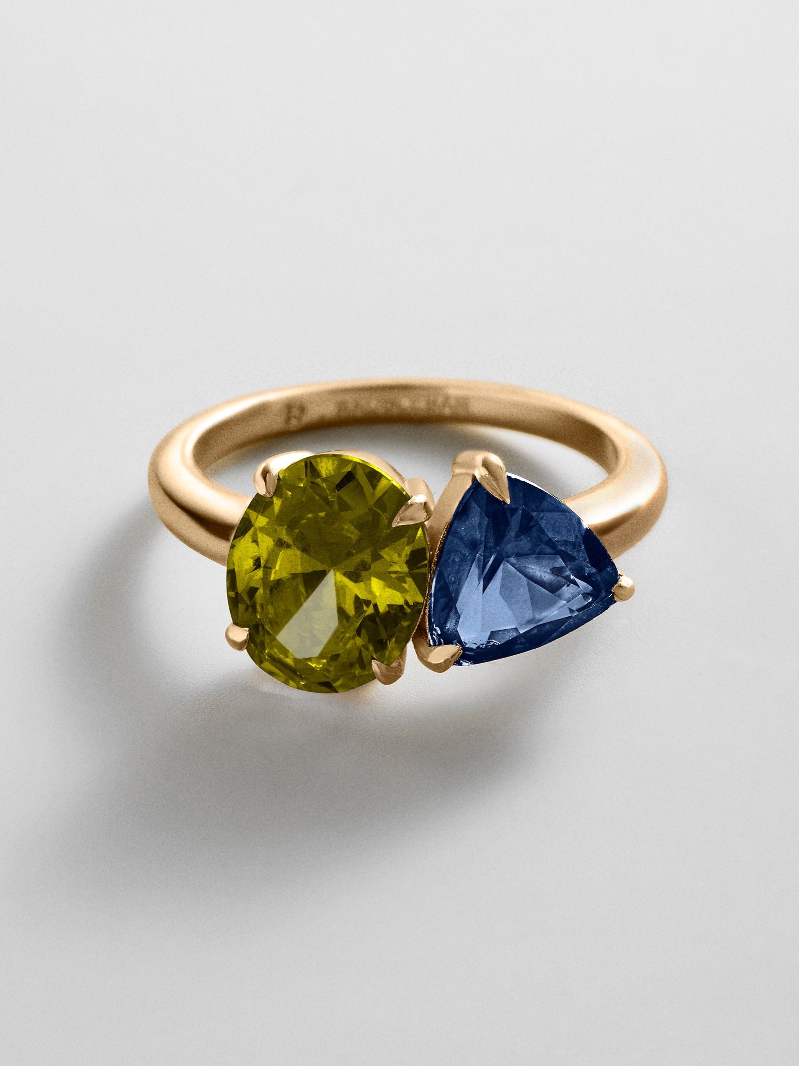 Toi et Moi Custom Birthstone Ring - Gold