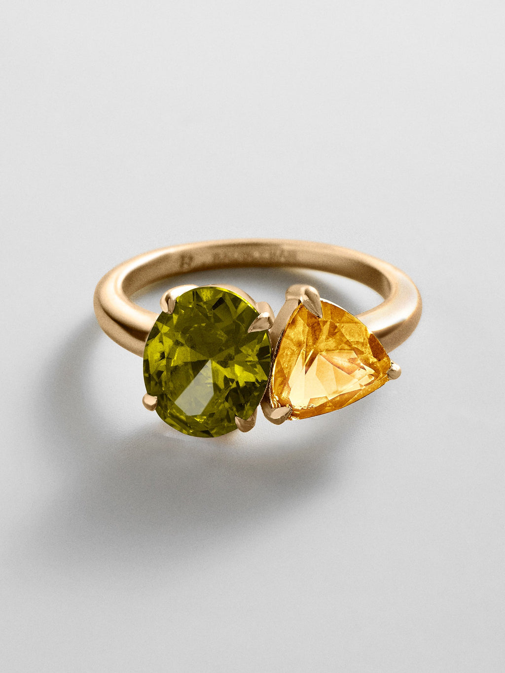 Toi et Moi Custom Birthstone Ring - Gold