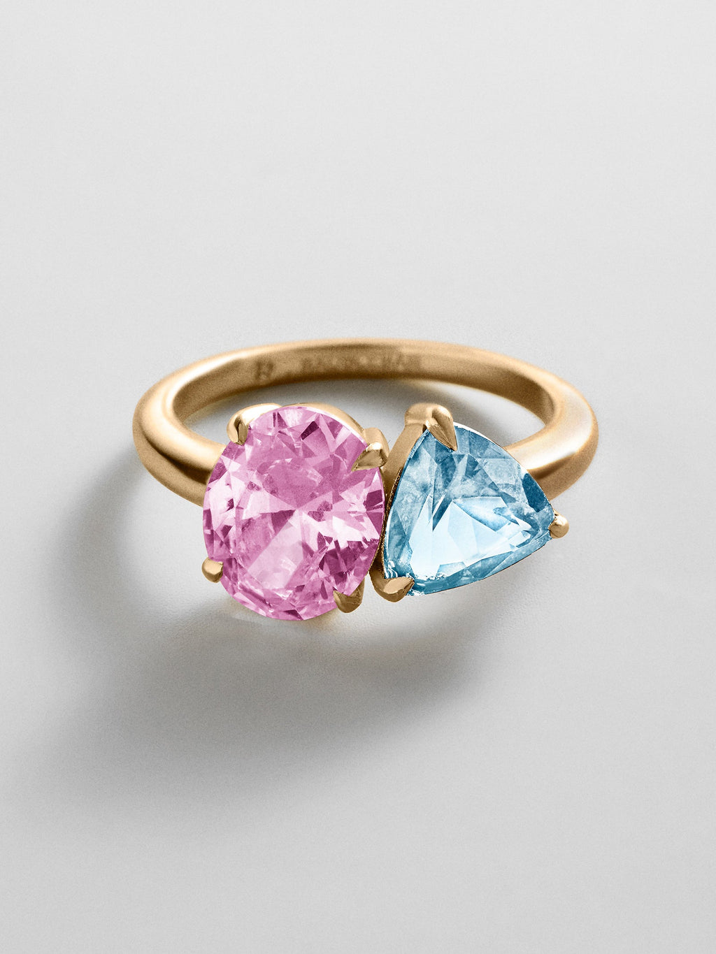 Toi et Moi Custom Birthstone Ring - Gold