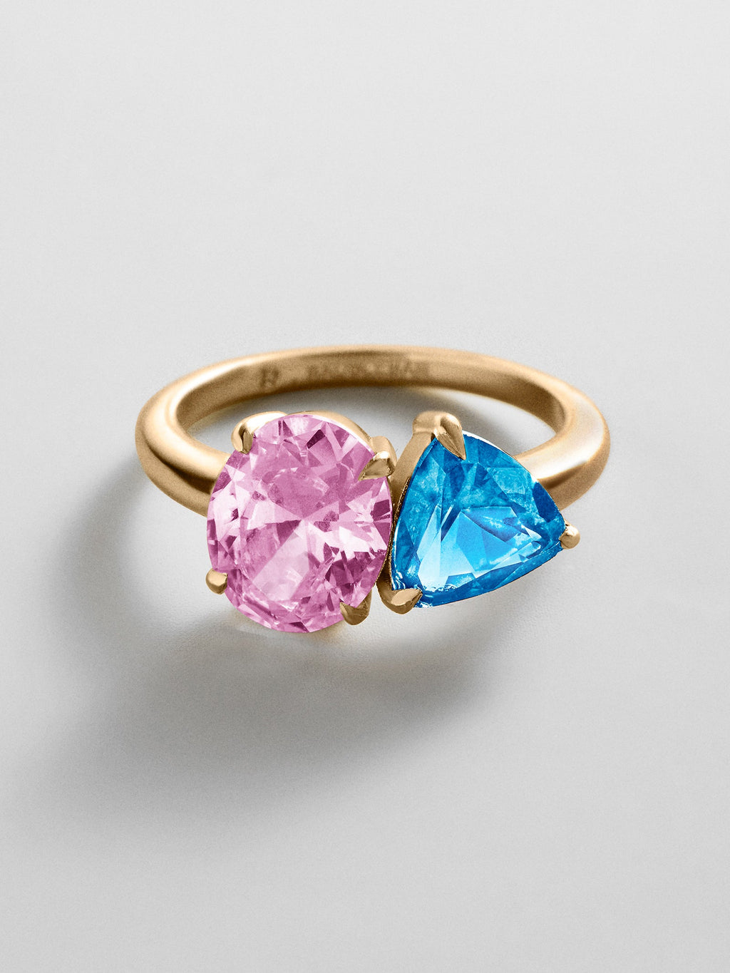 Toi et Moi Custom Birthstone Ring - Gold