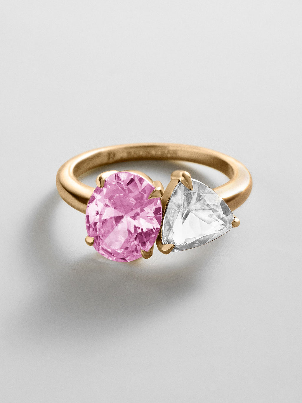 Toi et Moi Custom Birthstone Ring - Gold