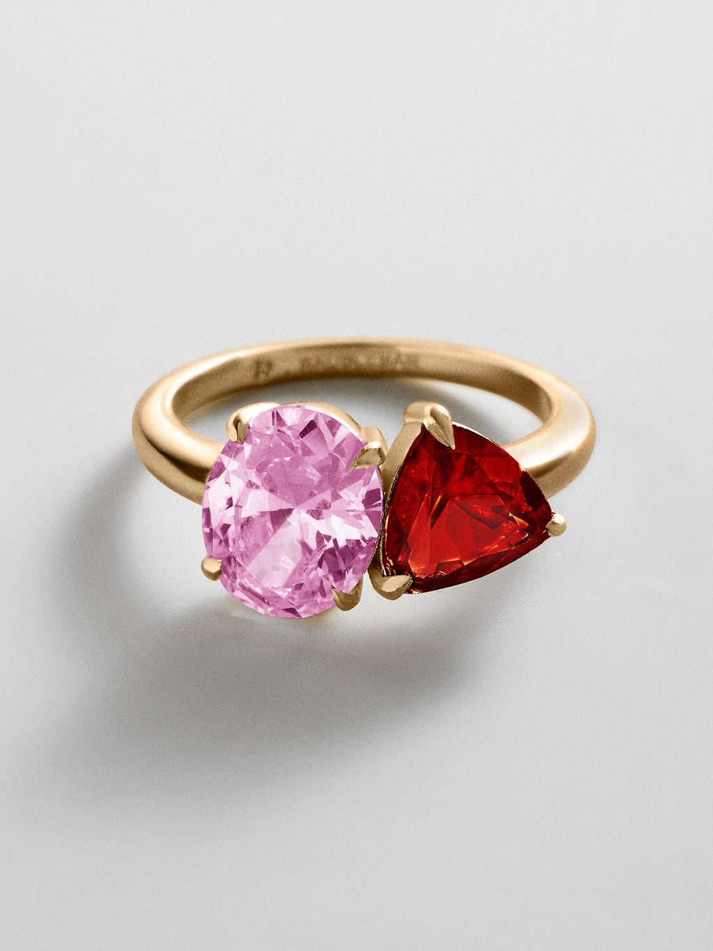 Toi et Moi Custom Birthstone Ring - Gold