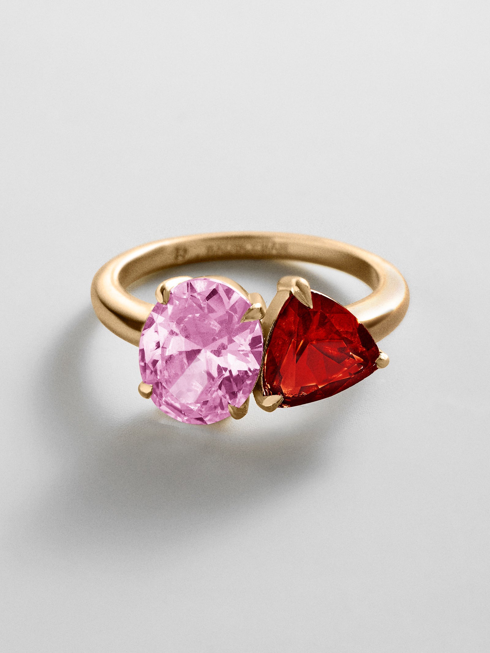 Toi et Moi Custom Birthstone Ring - Gold
