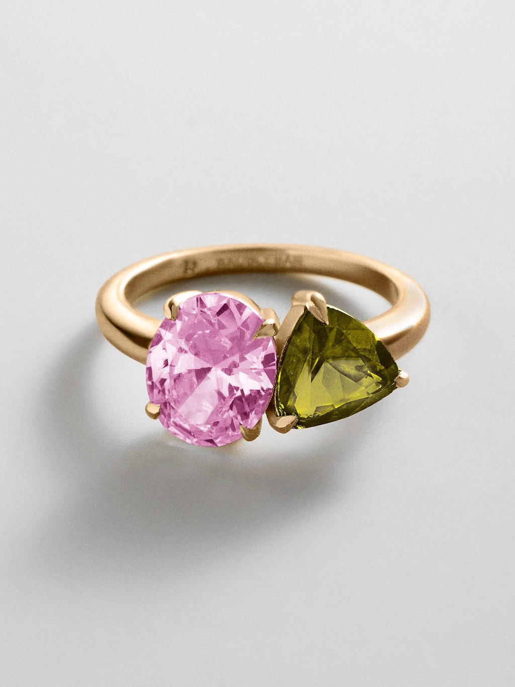 Toi et Moi Custom Birthstone Ring - Gold
