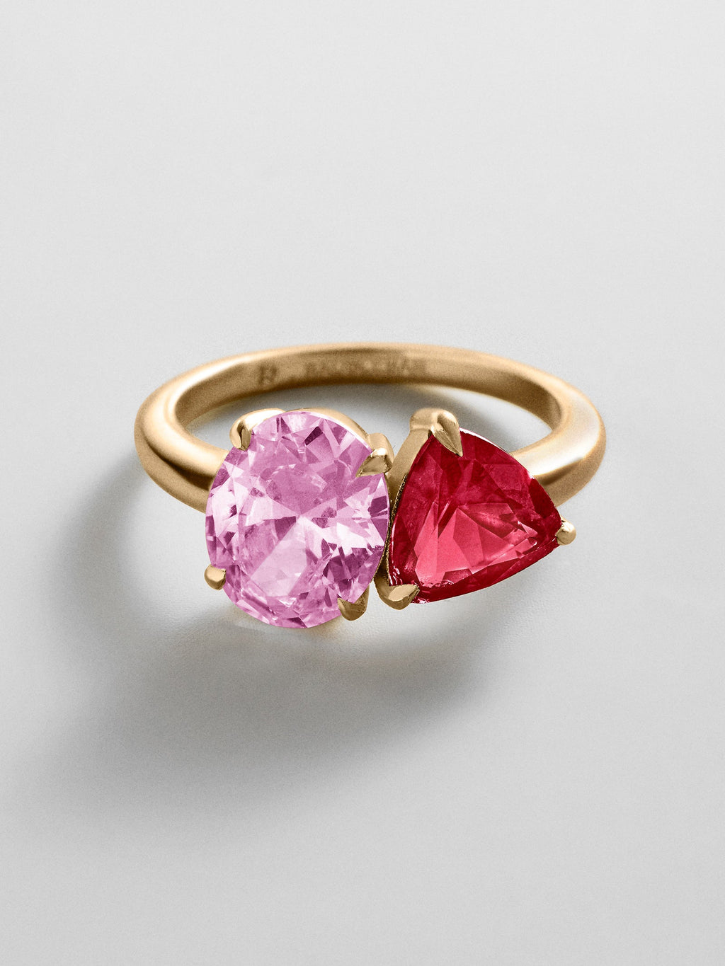 Toi et Moi Custom Birthstone Ring - Gold