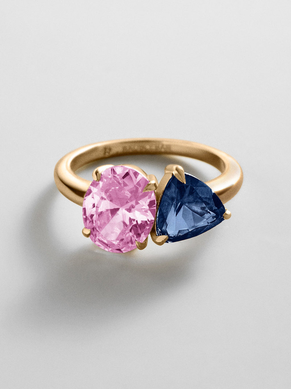 Toi et Moi Custom Birthstone Ring - Gold