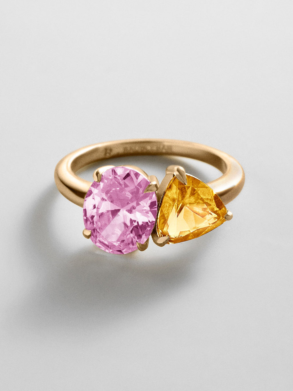 Toi et Moi Custom Birthstone Ring - Gold