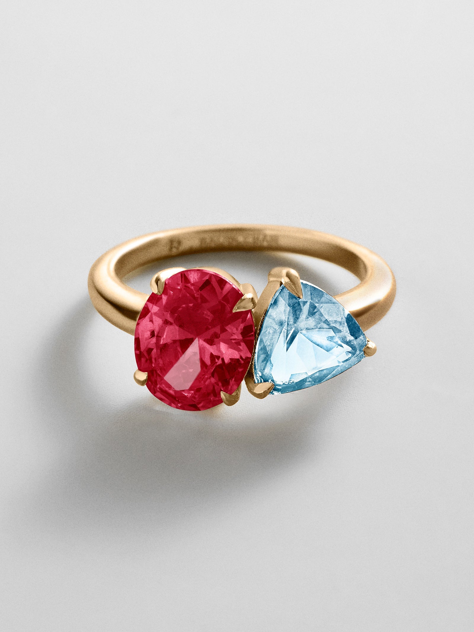 Toi et Moi Custom Birthstone Ring - Gold