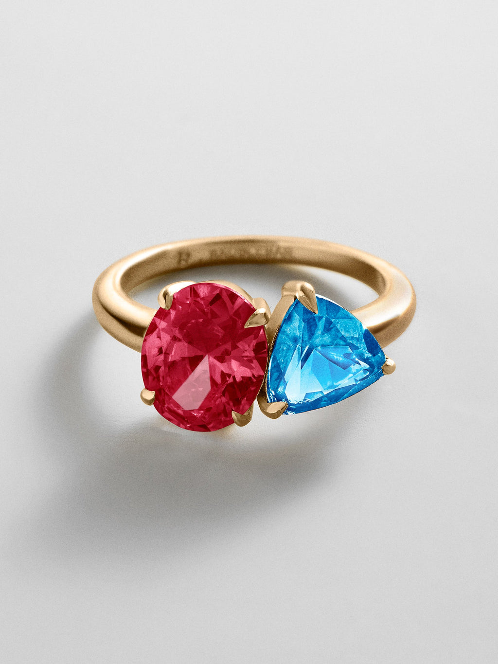 Toi et Moi Custom Birthstone Ring - Gold