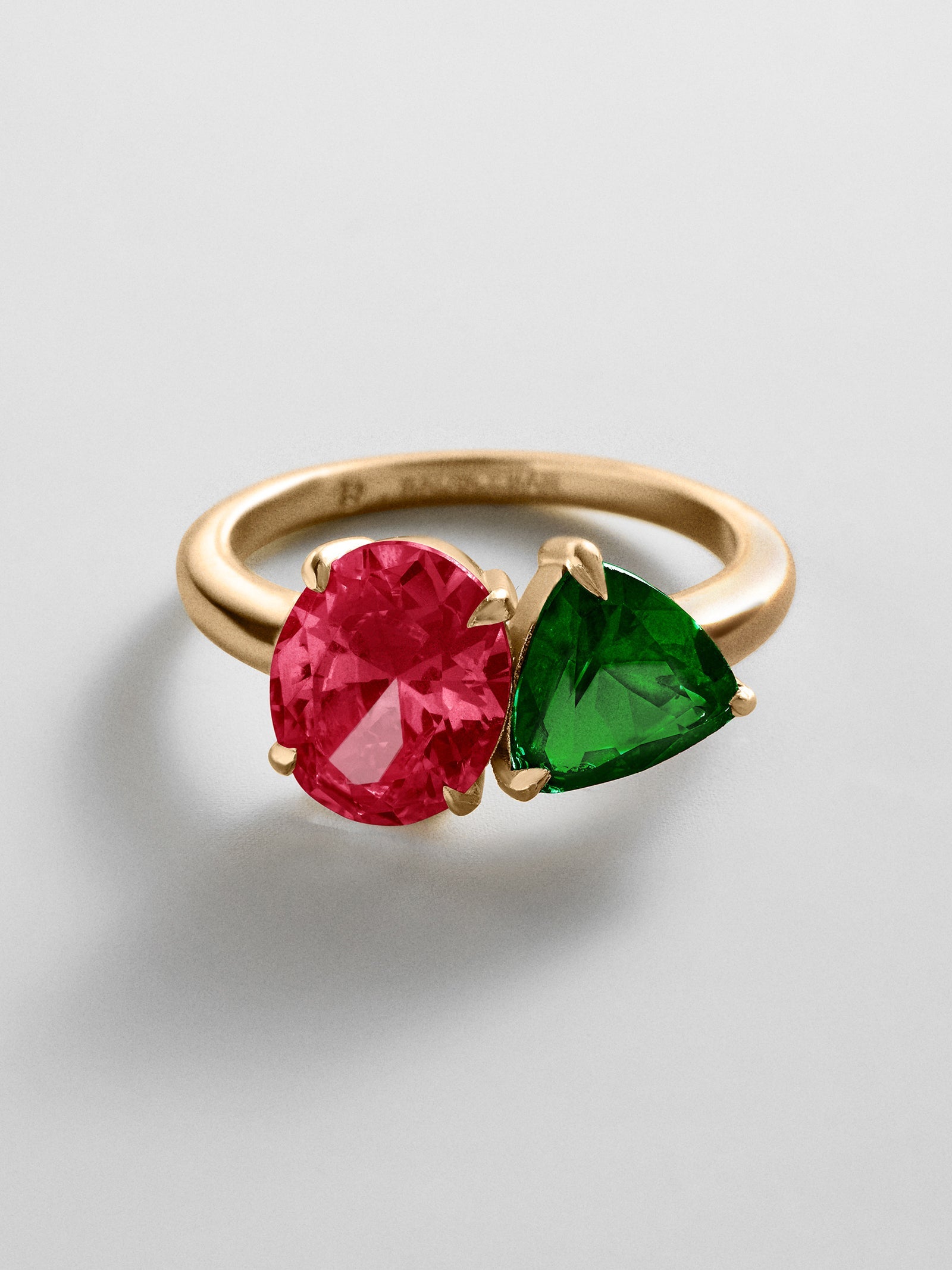 Toi et Moi Custom Birthstone Ring - Gold