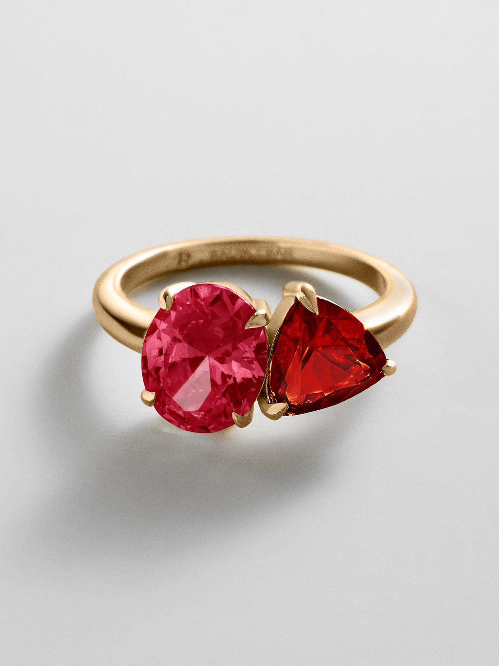 Toi et Moi Custom Birthstone Ring - Gold