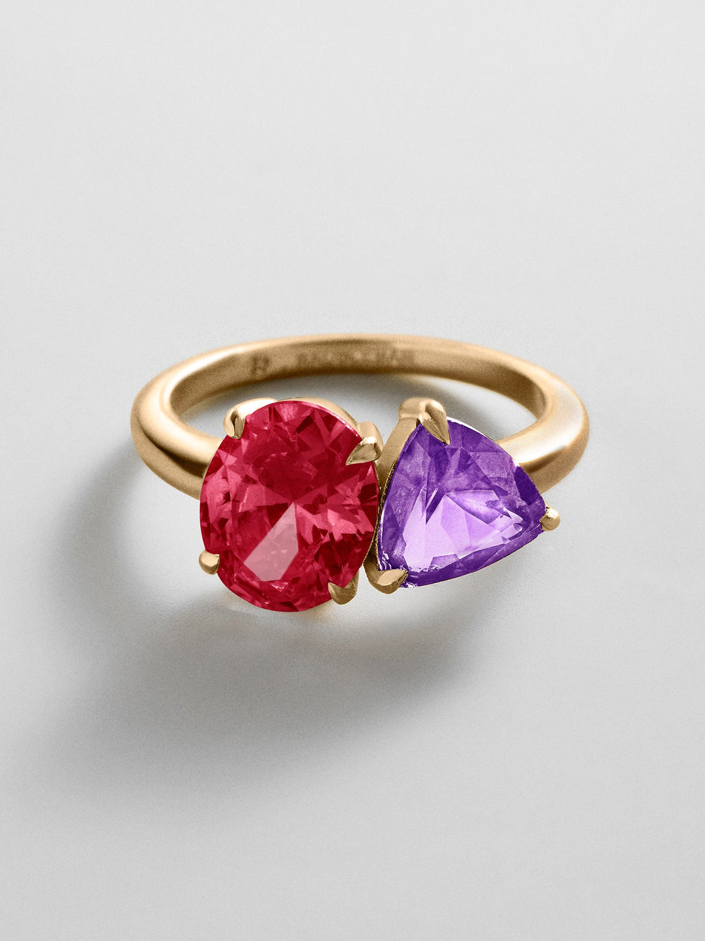 Toi et Moi Custom Birthstone Ring - Gold