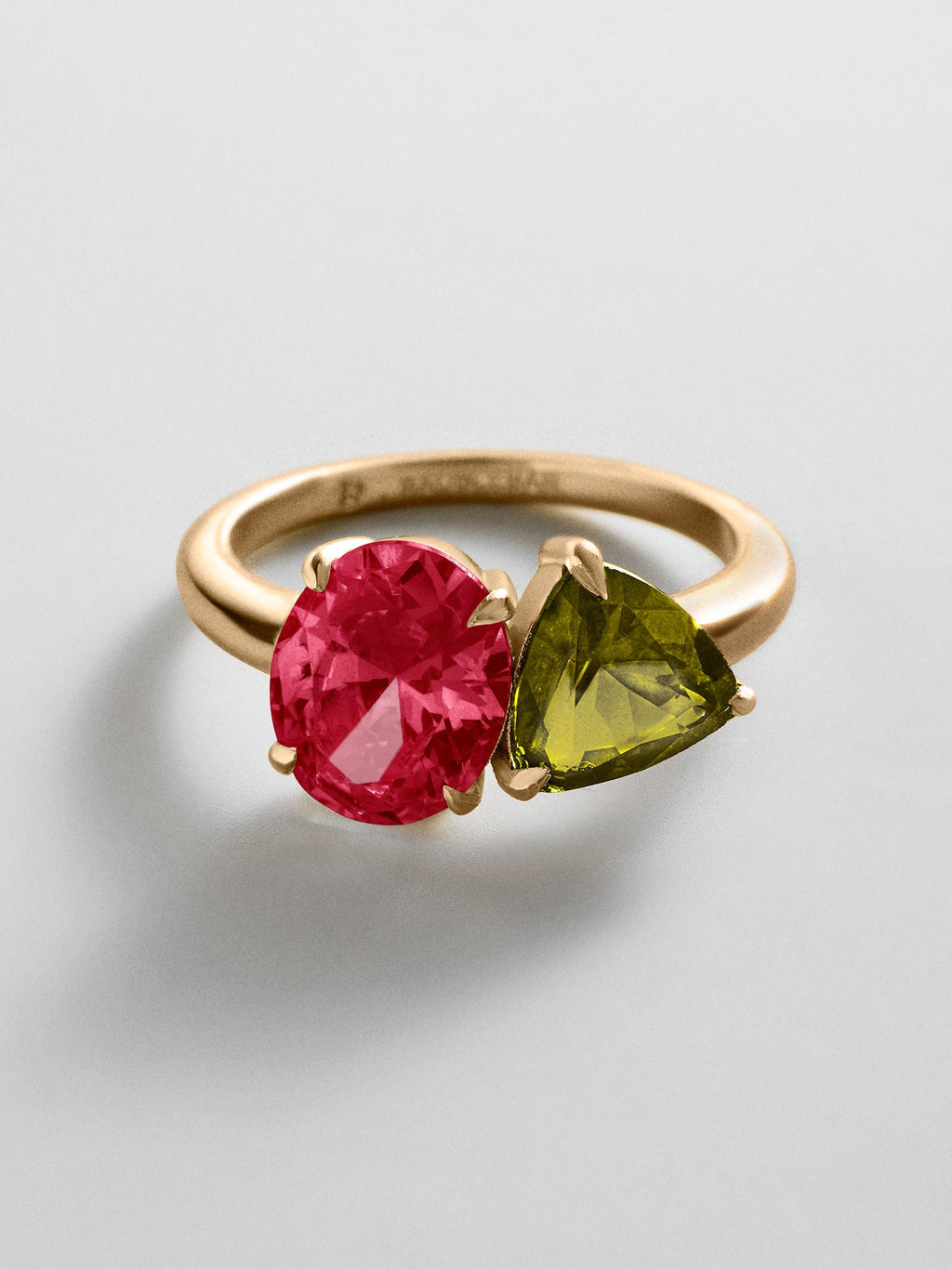 Toi et Moi Custom Birthstone Ring - Gold