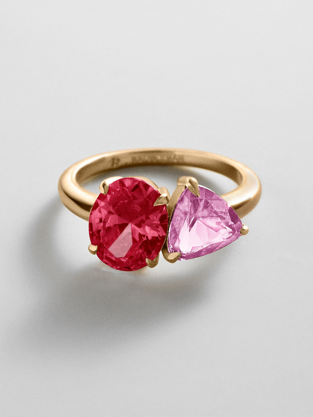 Toi et Moi Custom Birthstone Ring - Gold