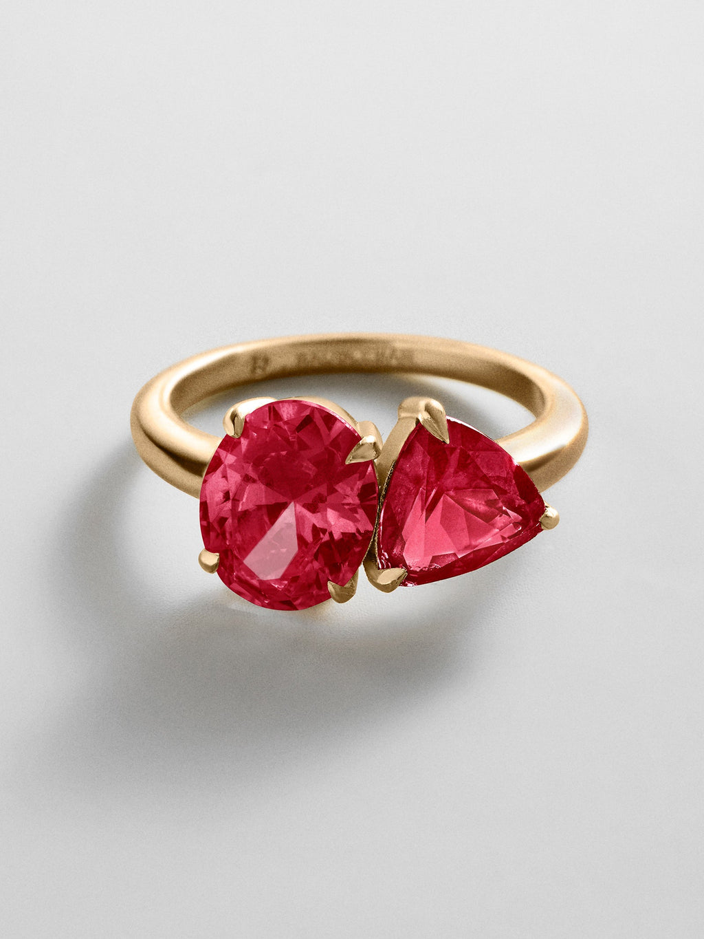 Toi et Moi Custom Birthstone Ring - Gold