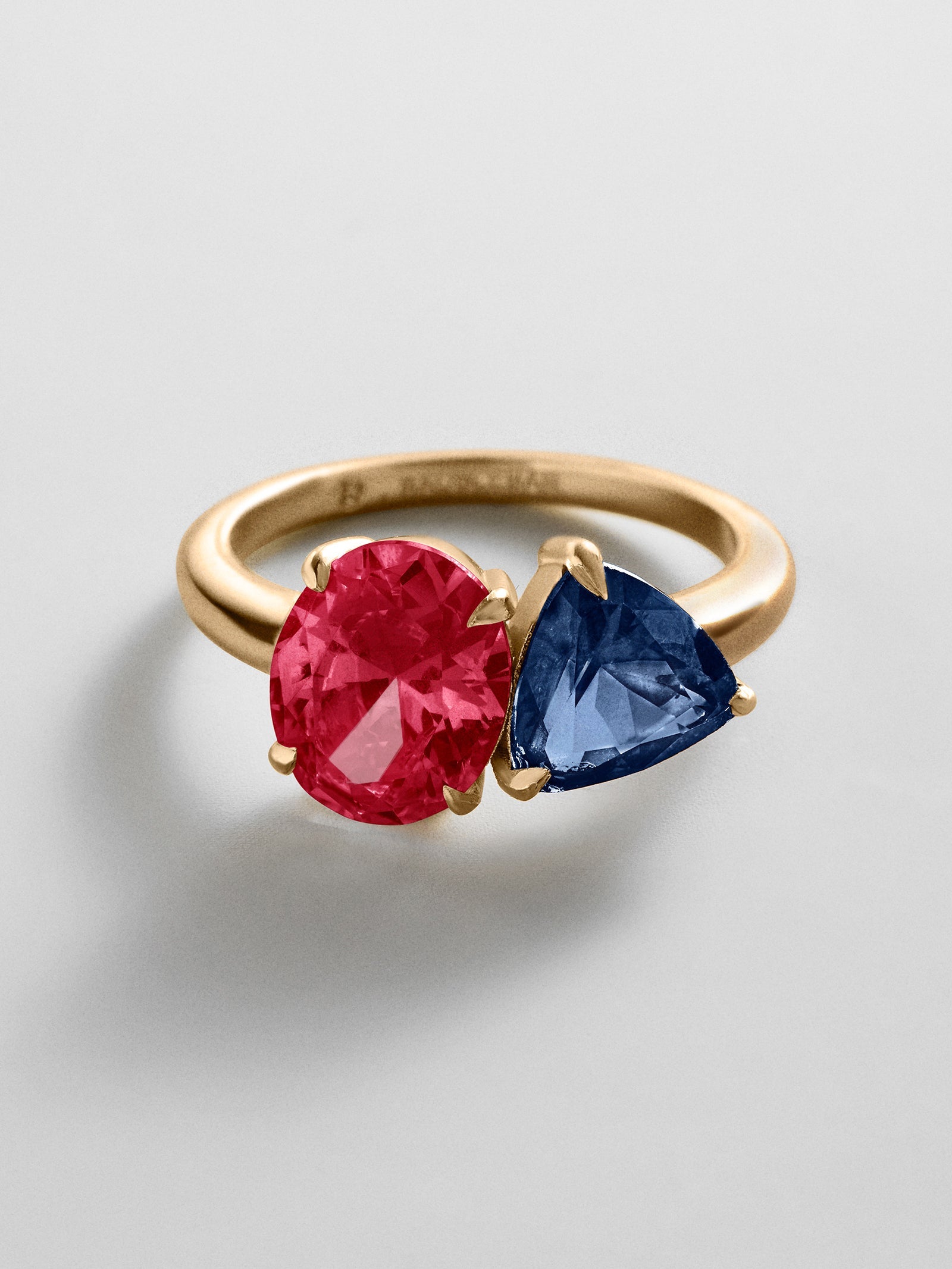 Toi et Moi Custom Birthstone Ring - Gold