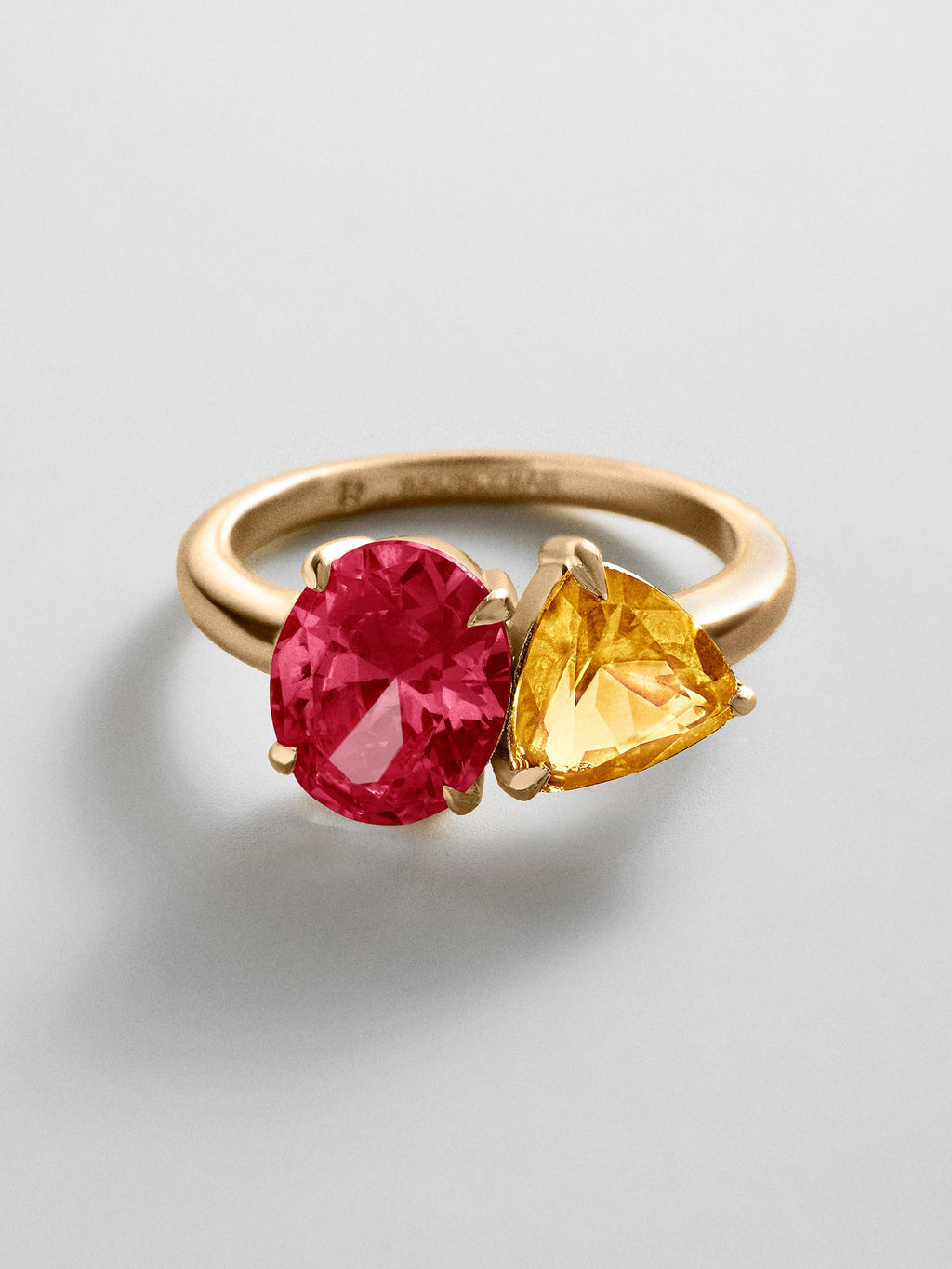 Toi et Moi Custom Birthstone Ring - Gold