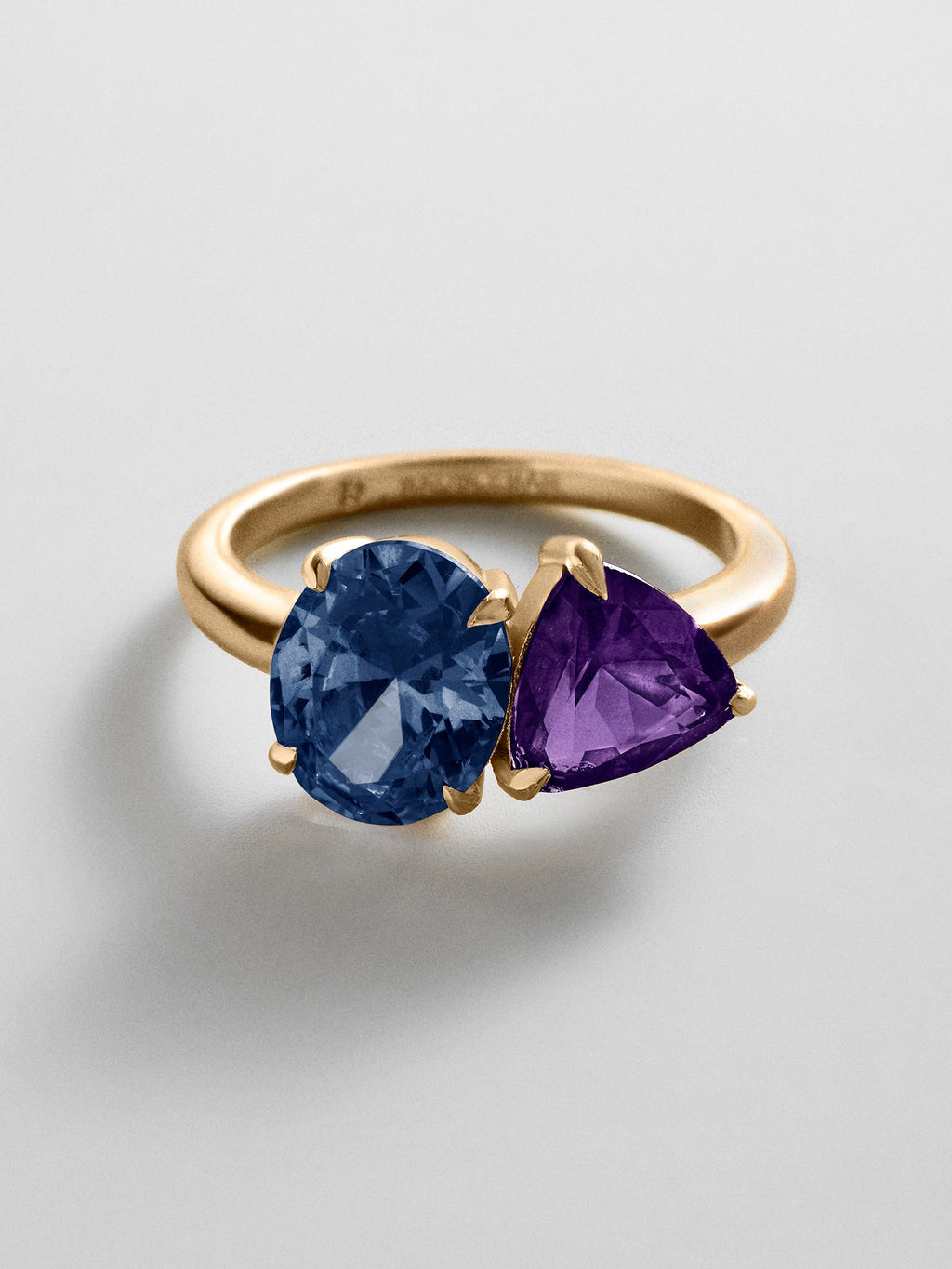 Toi et Moi Custom Birthstone Ring - Gold