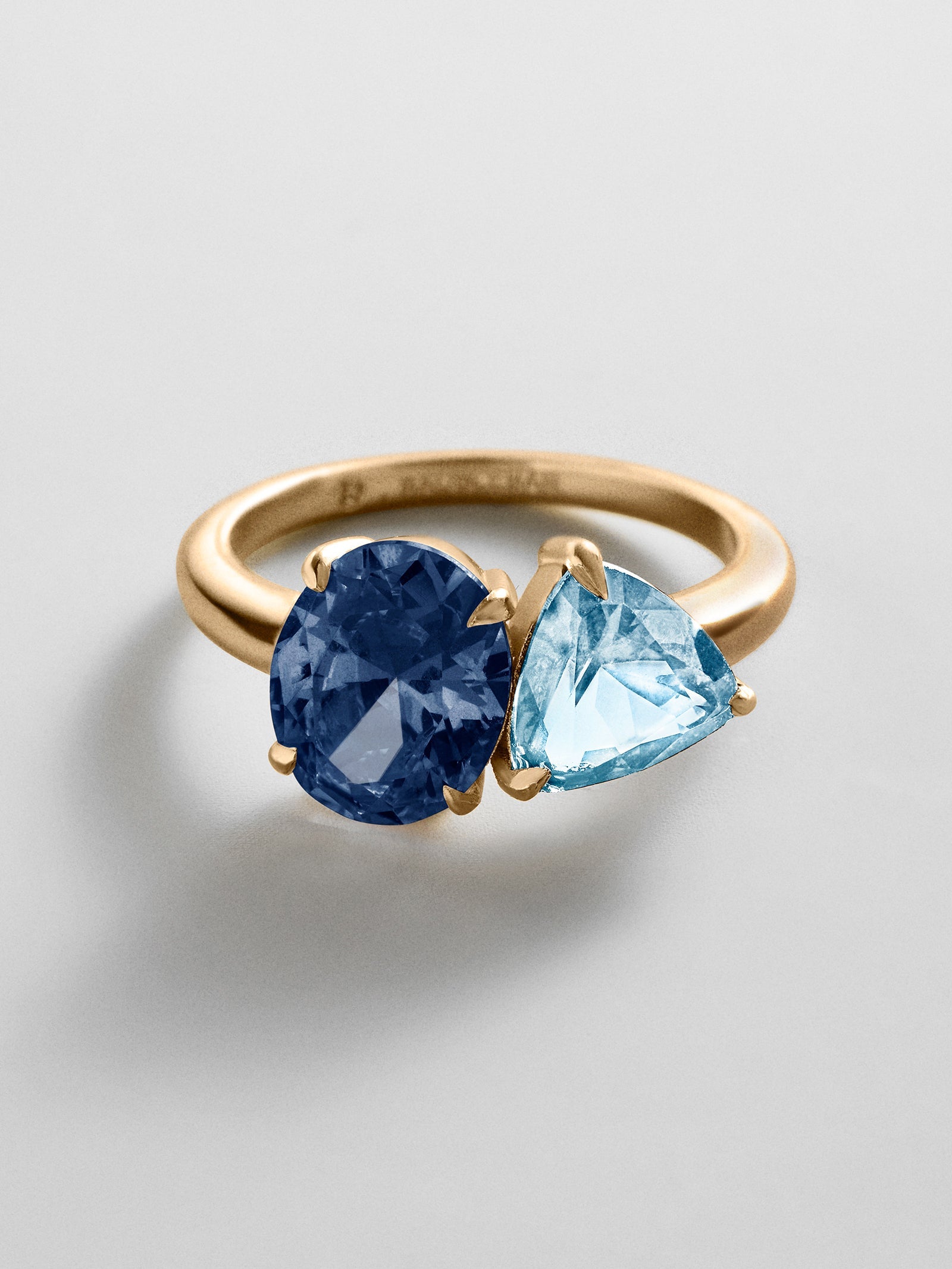 Toi et Moi Custom Birthstone Ring - Gold