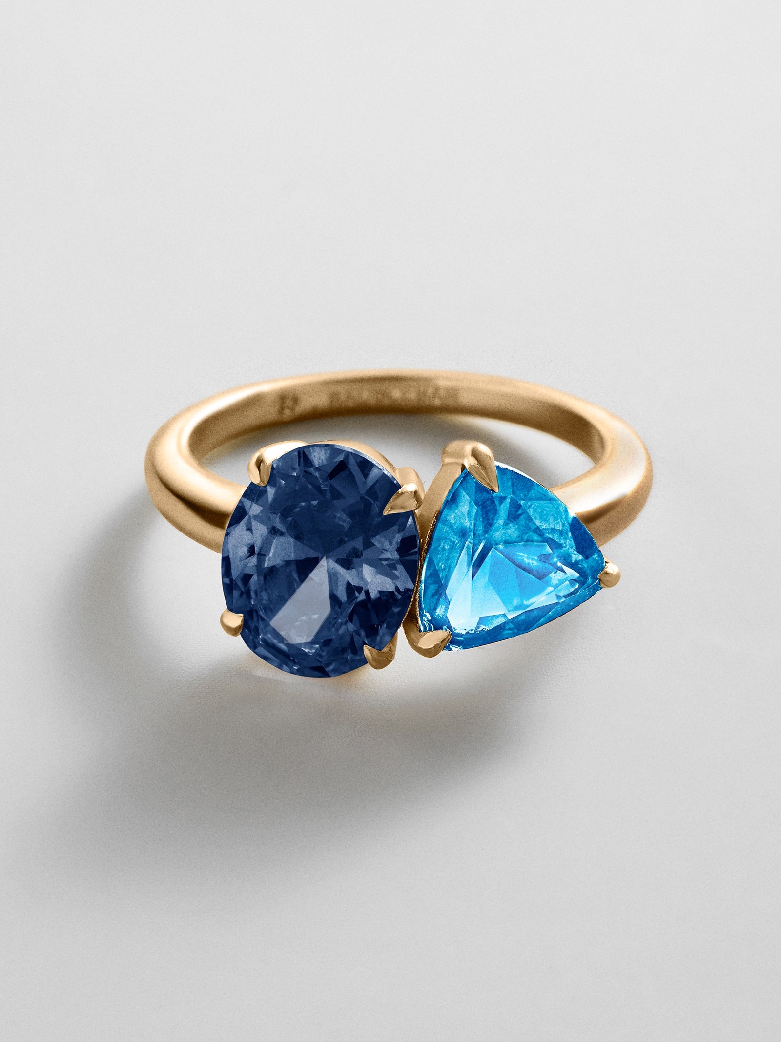 Toi et Moi Custom Birthstone Ring - Gold