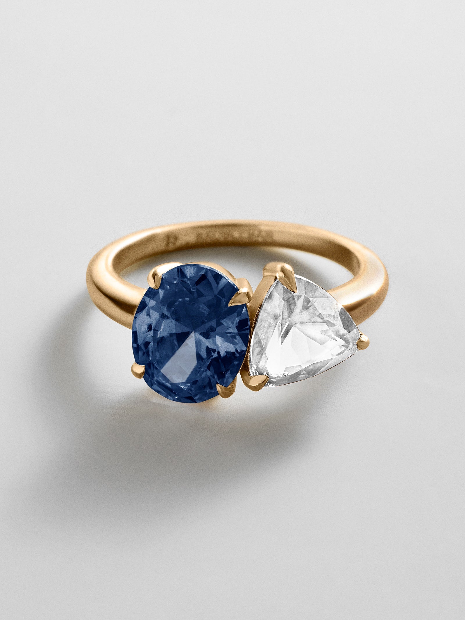Toi et Moi Custom Birthstone Ring - Gold