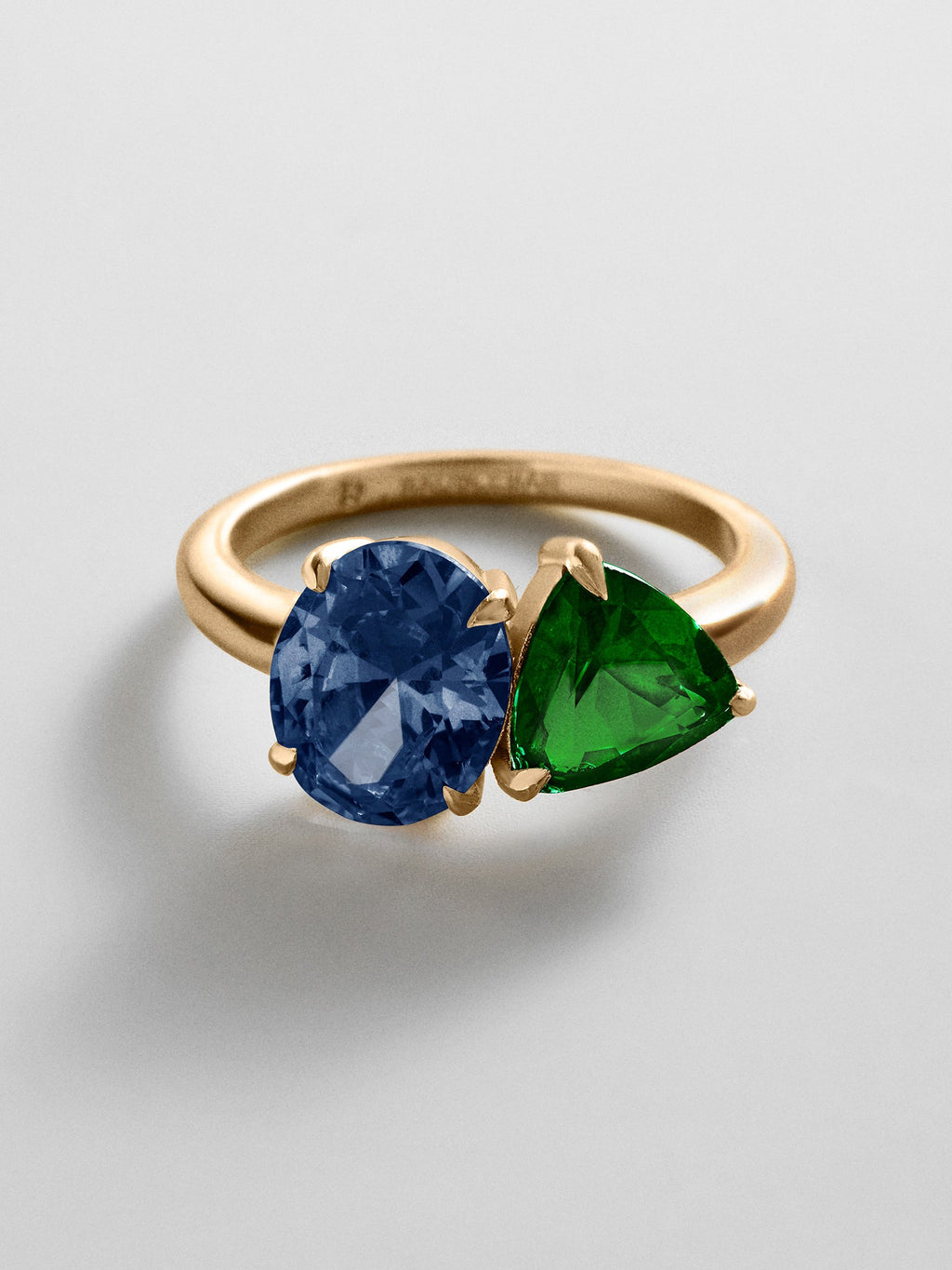 Toi et Moi Custom Birthstone Ring - Gold