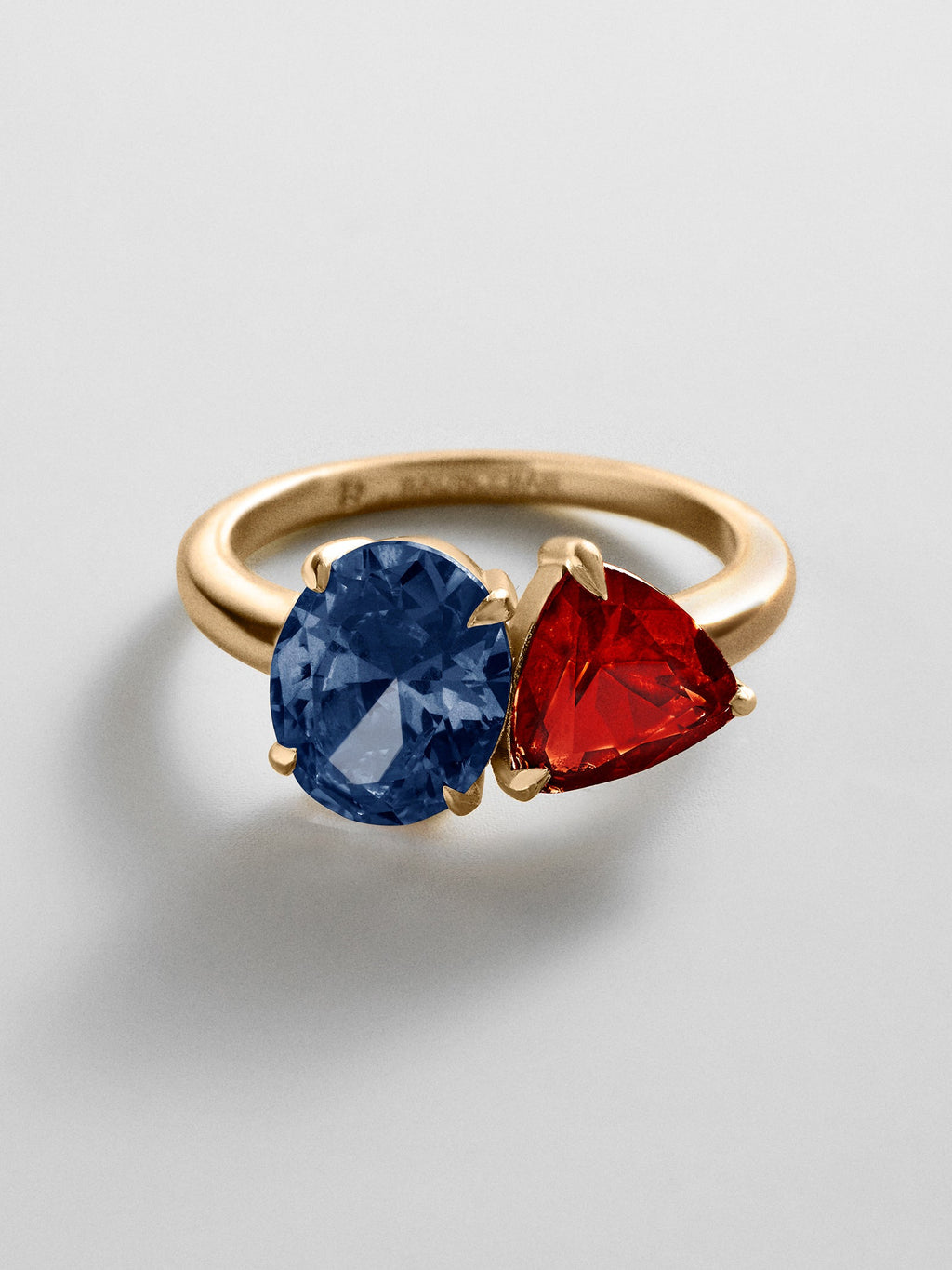 Toi et Moi Custom Birthstone Ring - Gold