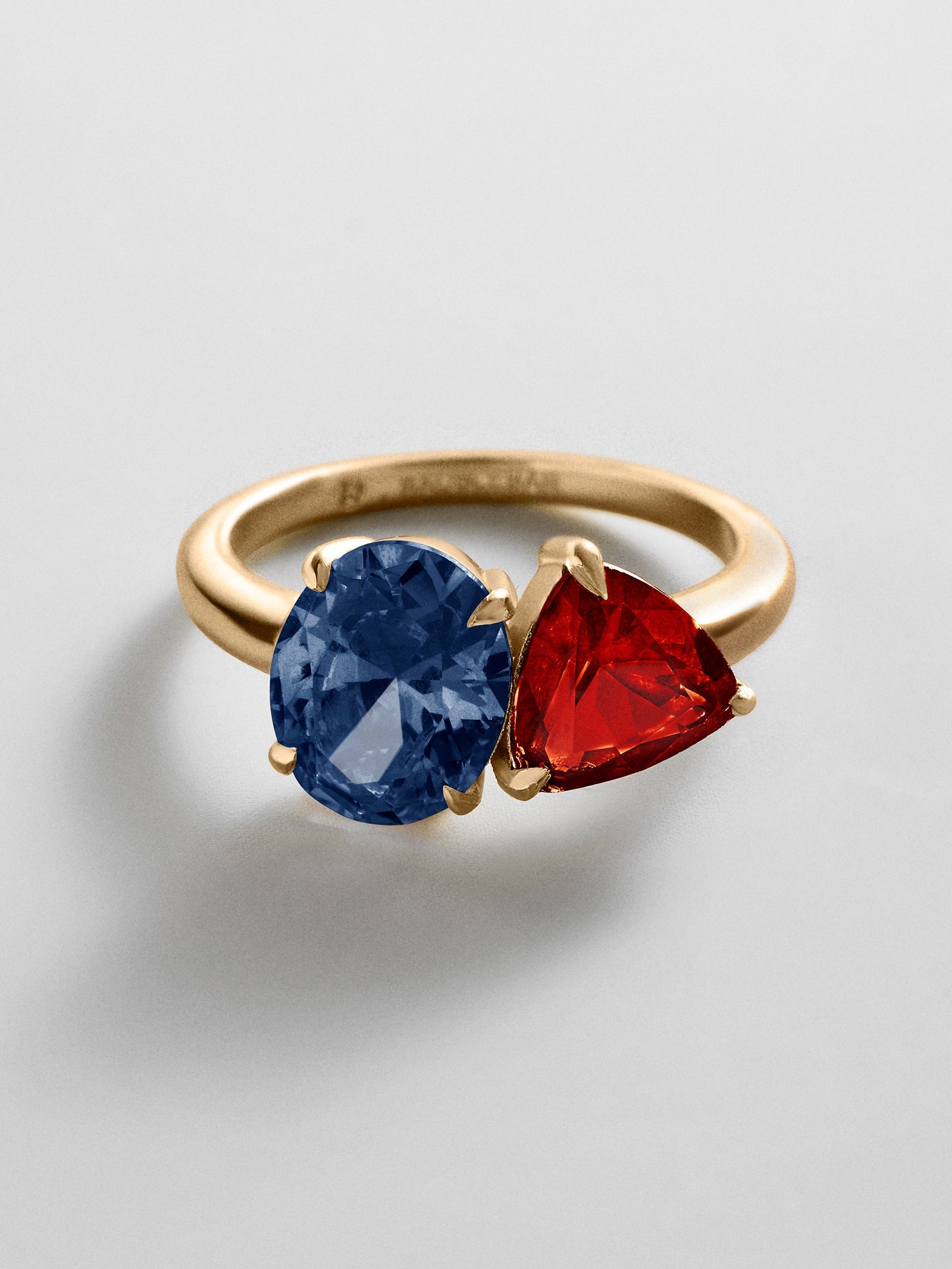 Toi et Moi Custom Birthstone Ring - Gold