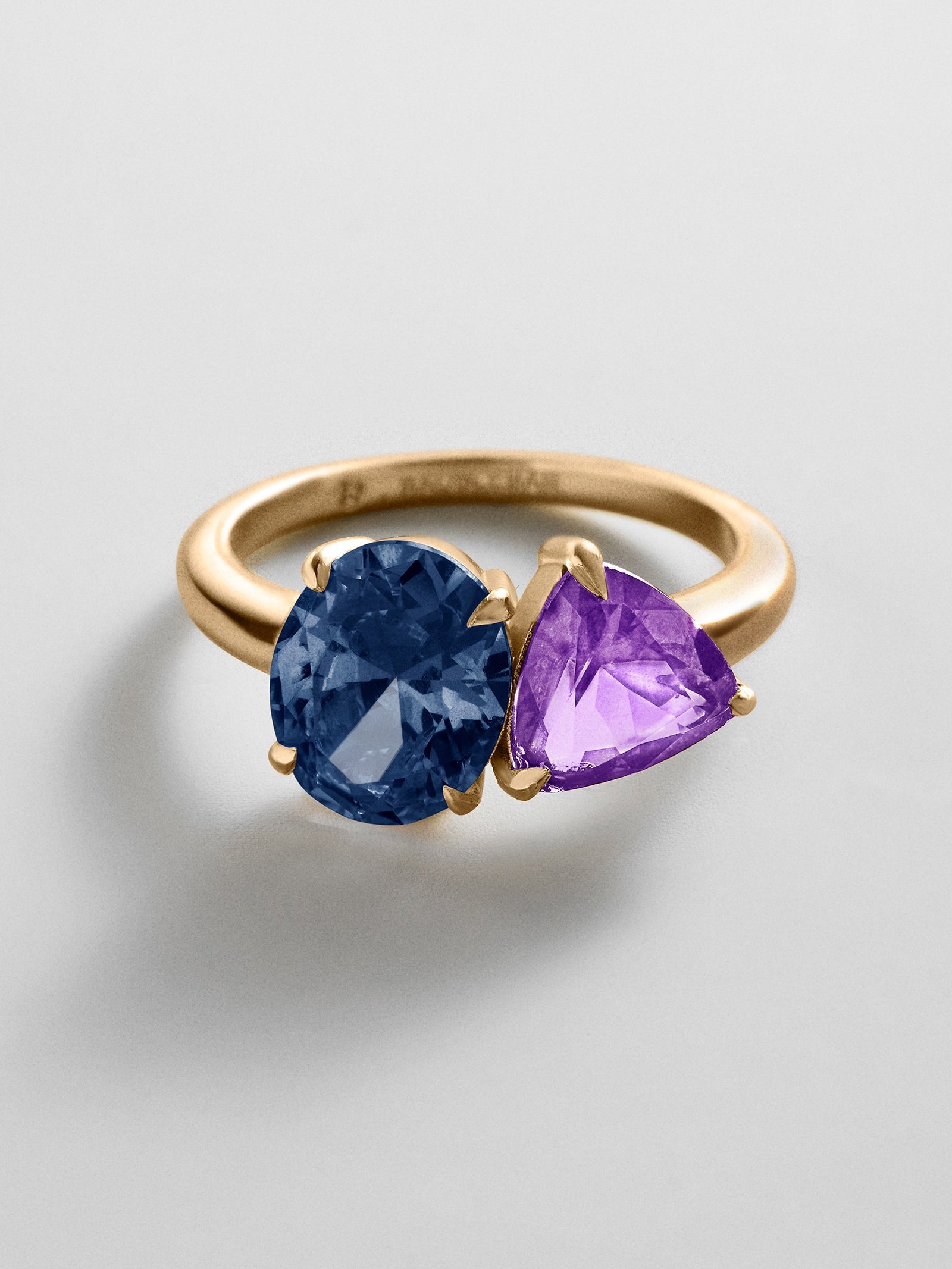 Toi et Moi Custom Birthstone Ring - Gold